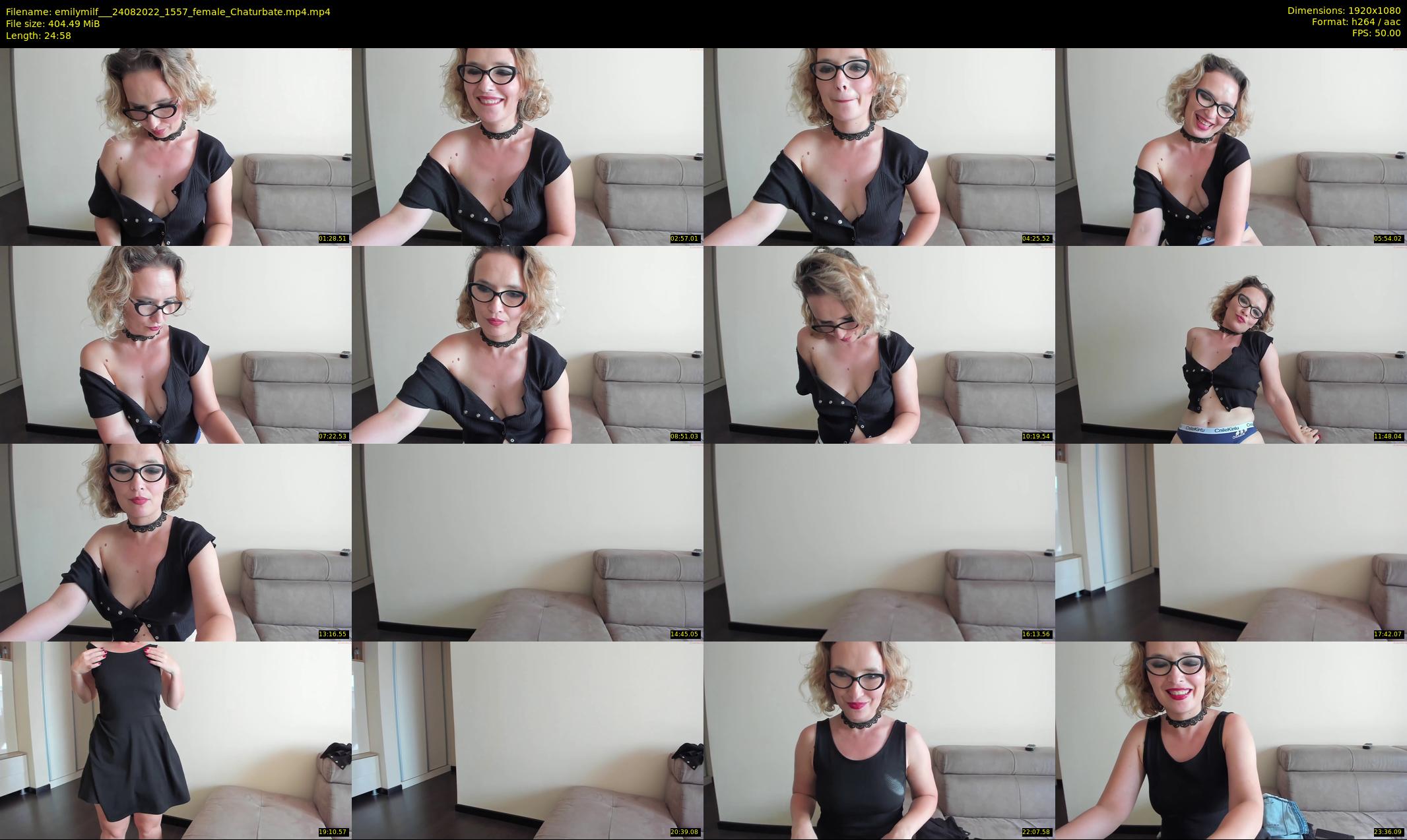 emilymilf__ — 25 minute Chaturbate female cam show recording, 1080p, Aug 24, 2022