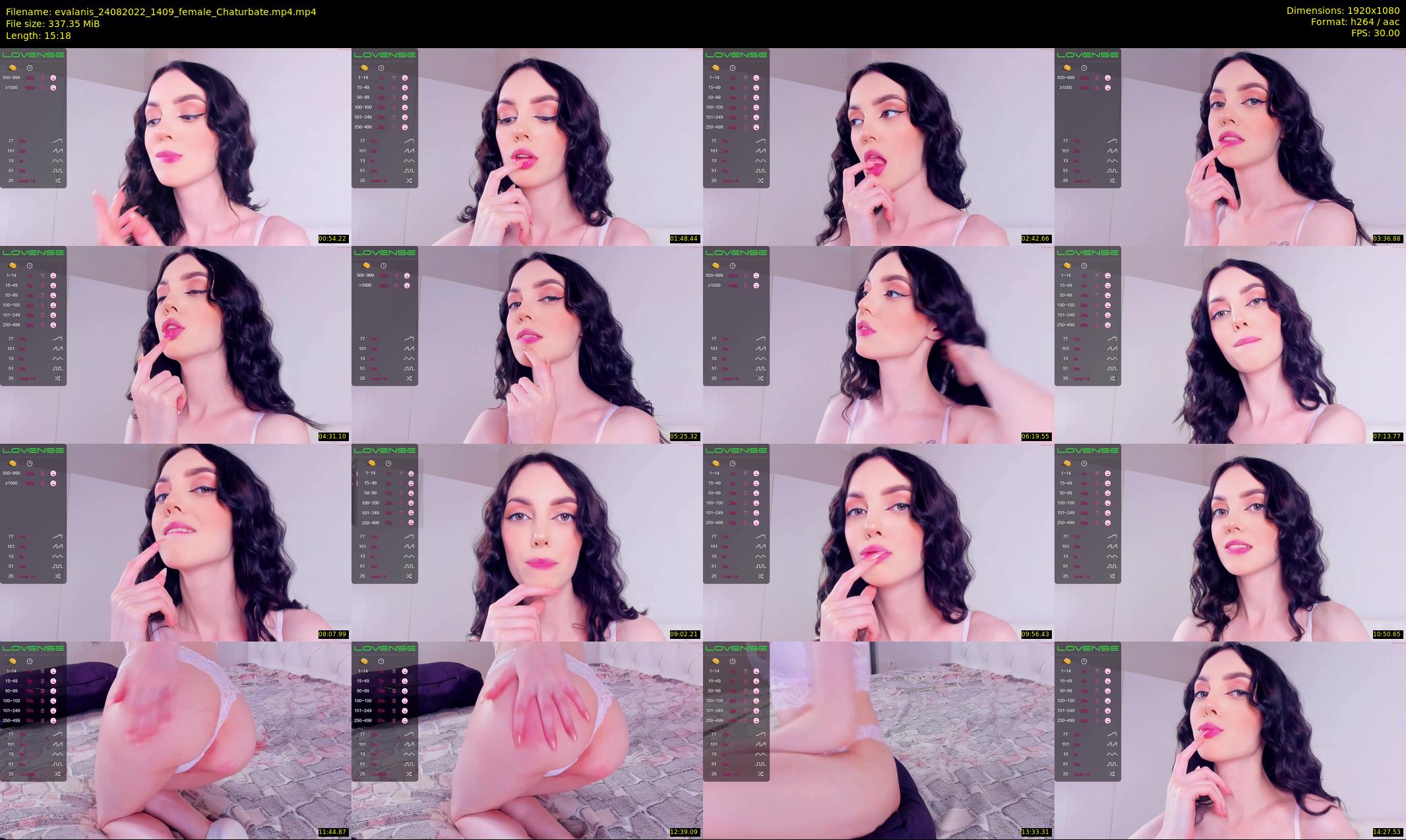 evalanis — 16 minute Chaturbate couple cam show recording, 1080p, Aug 24, 2022