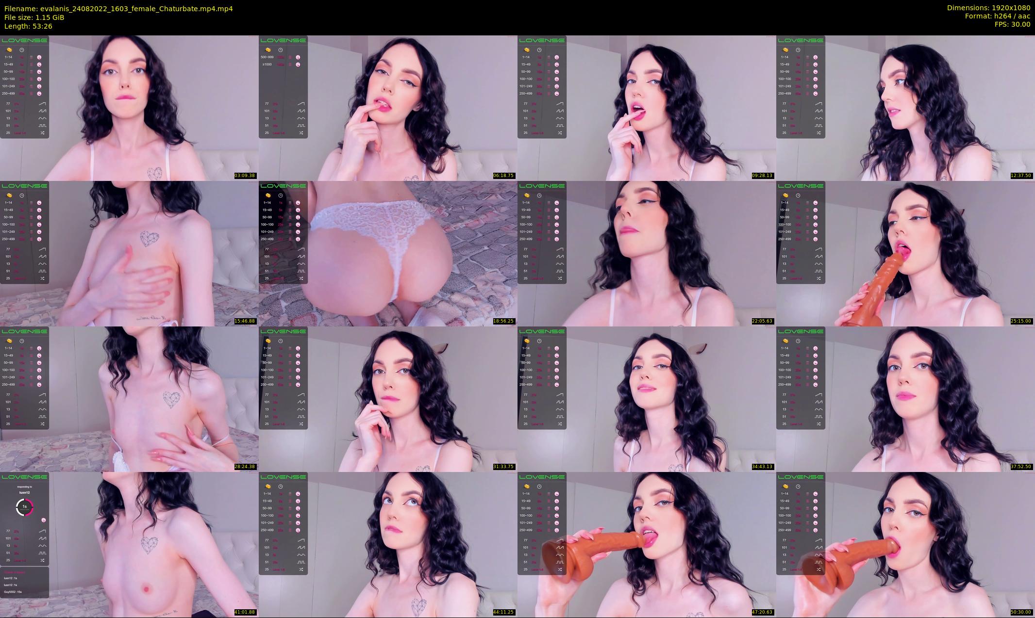 evalanis — 54 minute Chaturbate couple cam show recording, 1080p, Aug 24, 2022