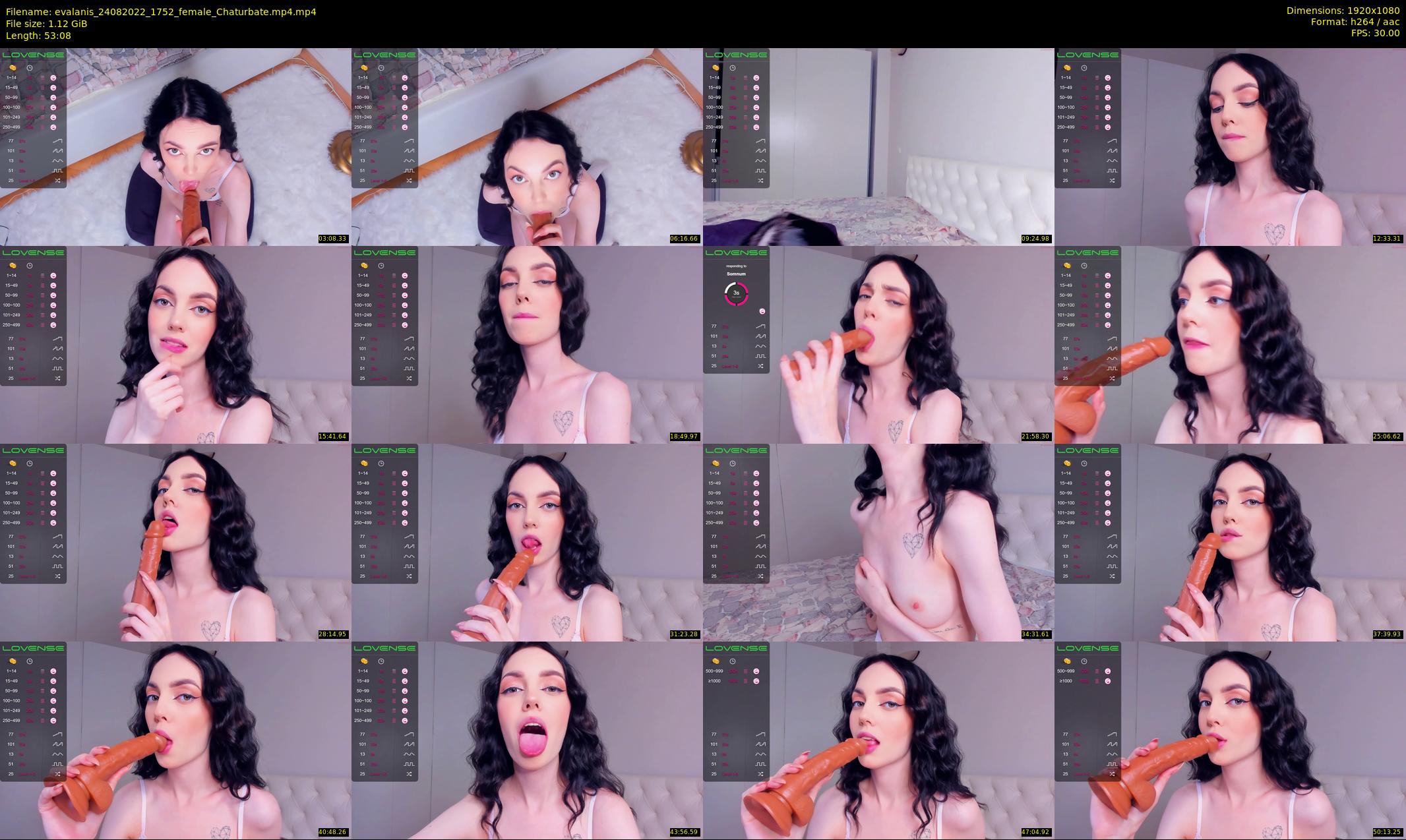 evalanis — 54 minute Chaturbate couple cam show recording, 1080p, Aug 24, 2022