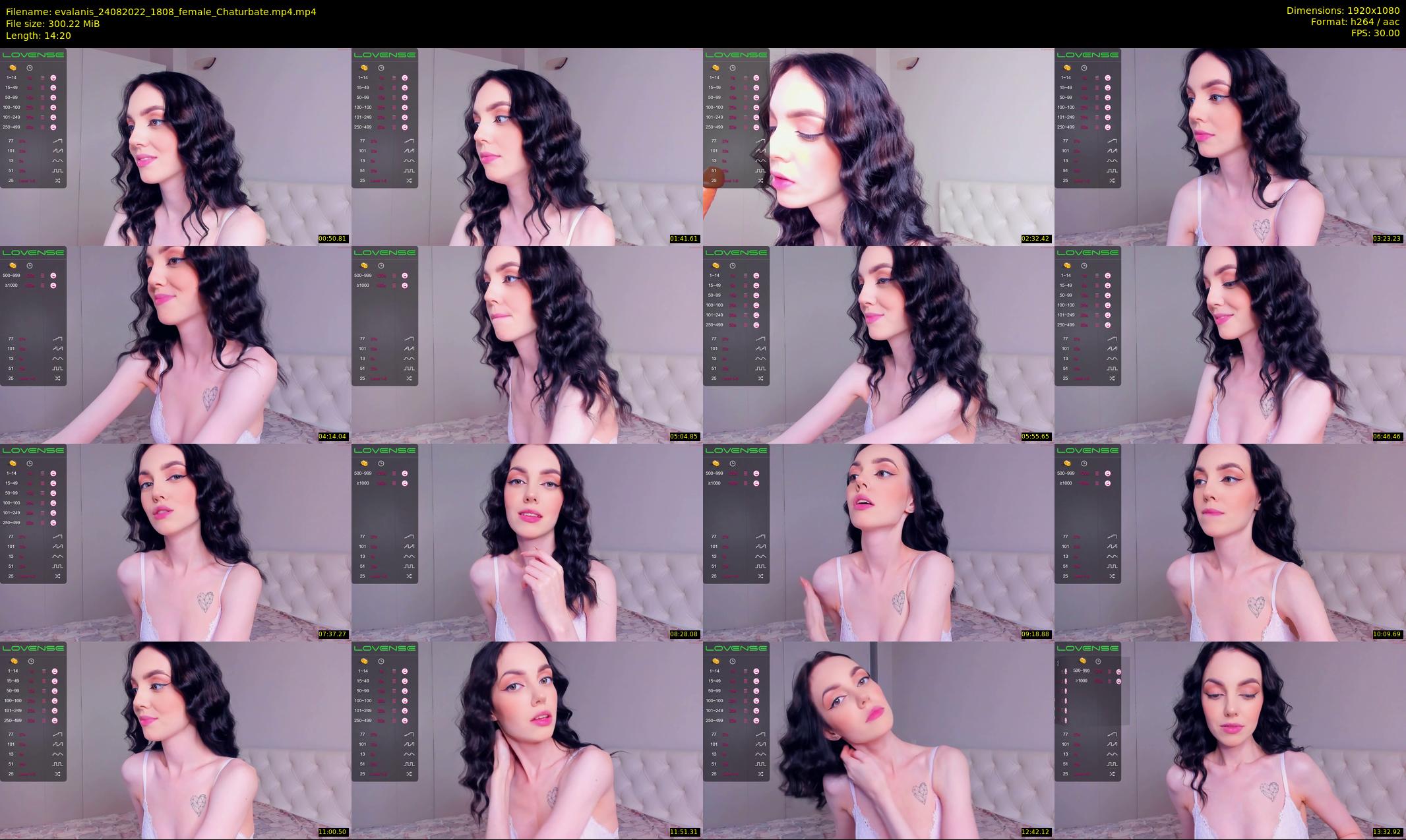 evalanis — 15 minute Chaturbate couple cam show recording, 1080p, Aug 24, 2022