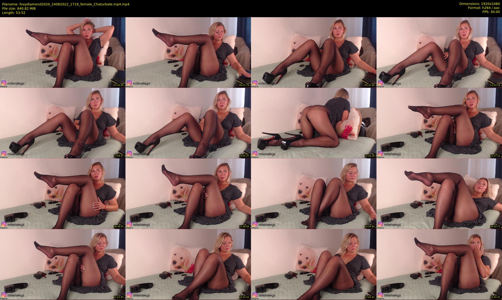 foxydiamond2020 — 54 minute Chaturbate female cam show recording, 1080p, Aug 24, 2022