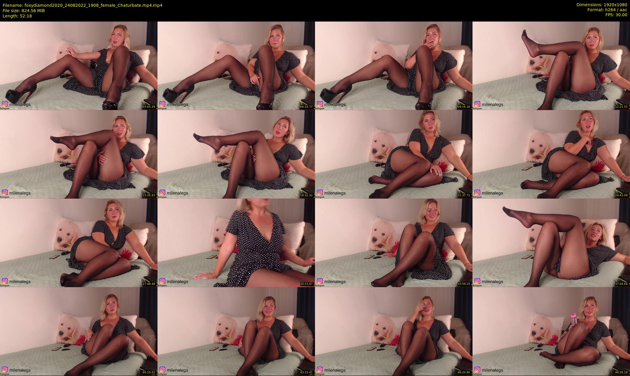foxydiamond2020 — 53 minute Chaturbate female cam show recording, 1080p, Aug 24, 2022