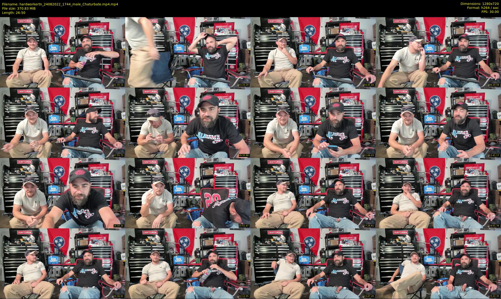 hardworkertn — 27 minute Chaturbate male cam show recording, 720p, Aug 24, 2022