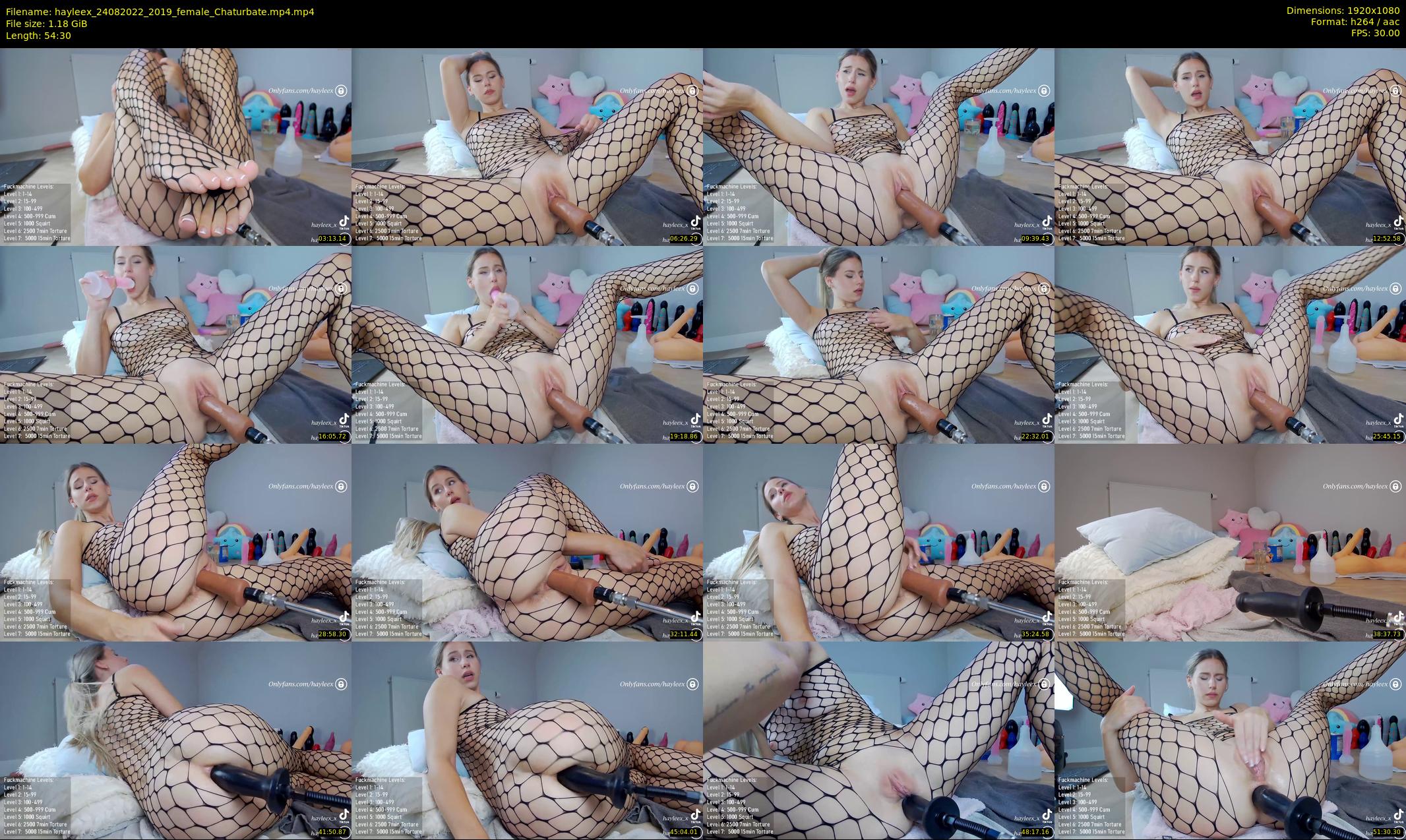 hayleex — 55 minute Chaturbate female cam show recording, 1080p, Aug 24, 2022