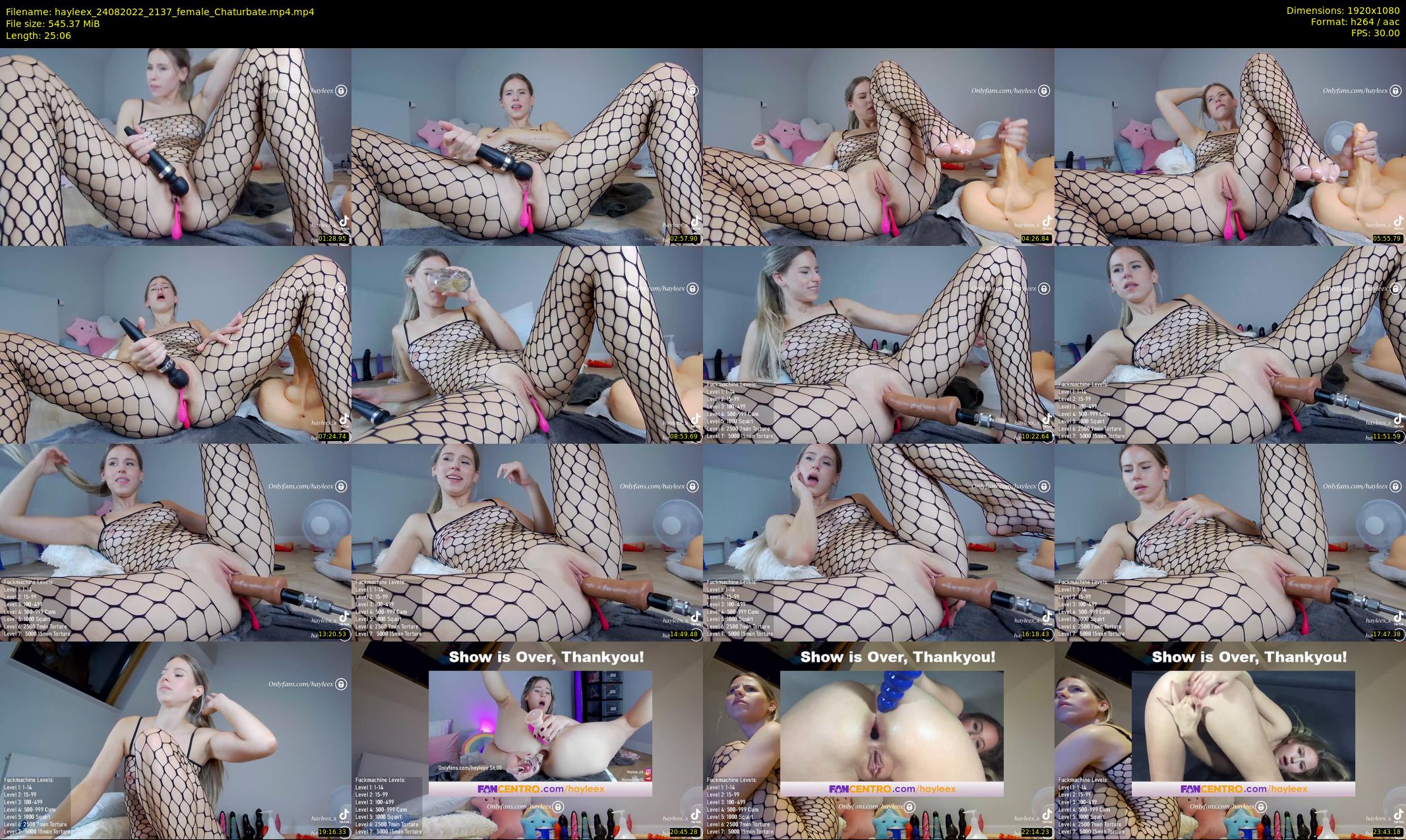 hayleex — 26 minute Chaturbate female cam show recording, 1080p, Aug 24, 2022