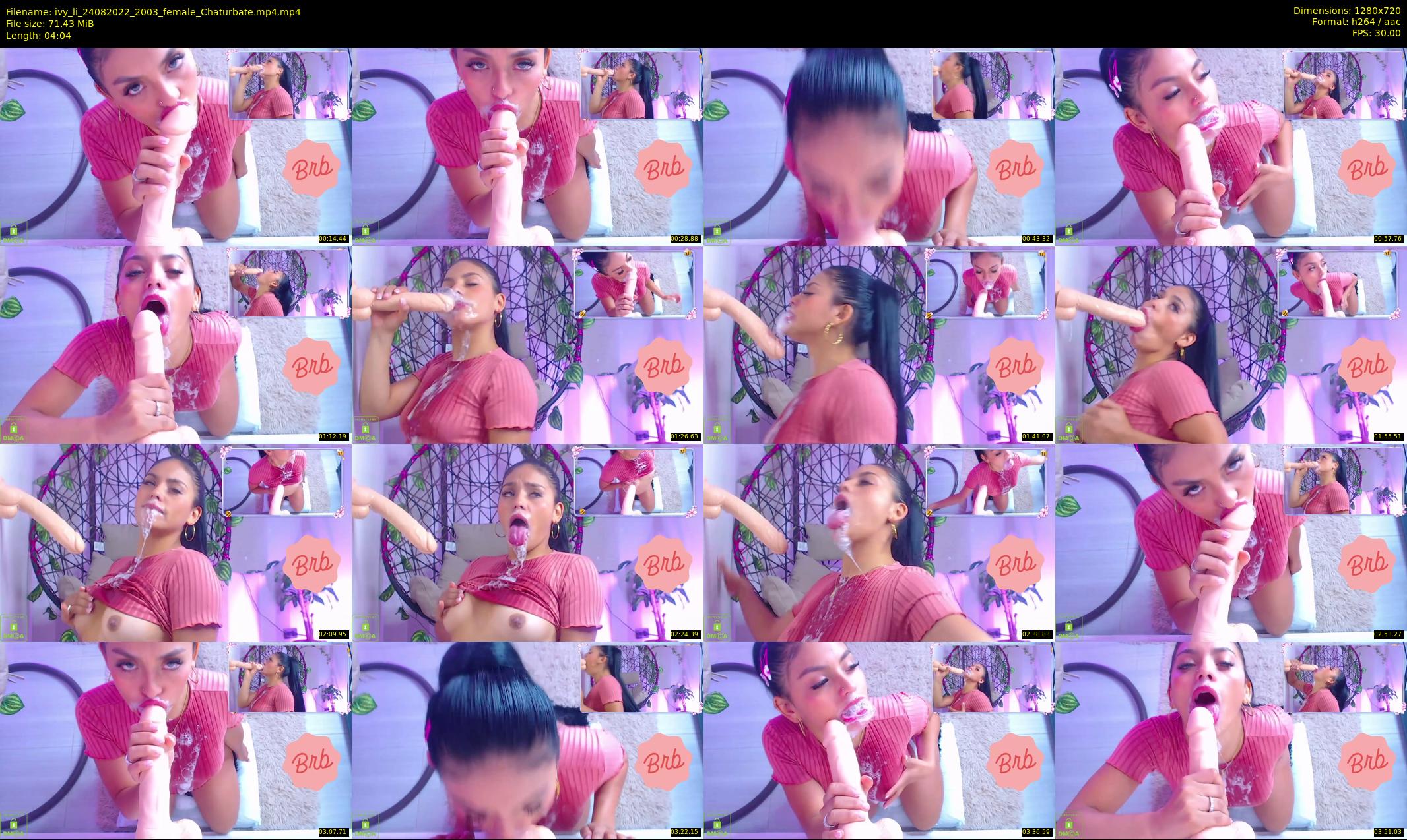 ivy_li — 5 minute Chaturbate female cam show recording, 720p, Aug 24, 2022