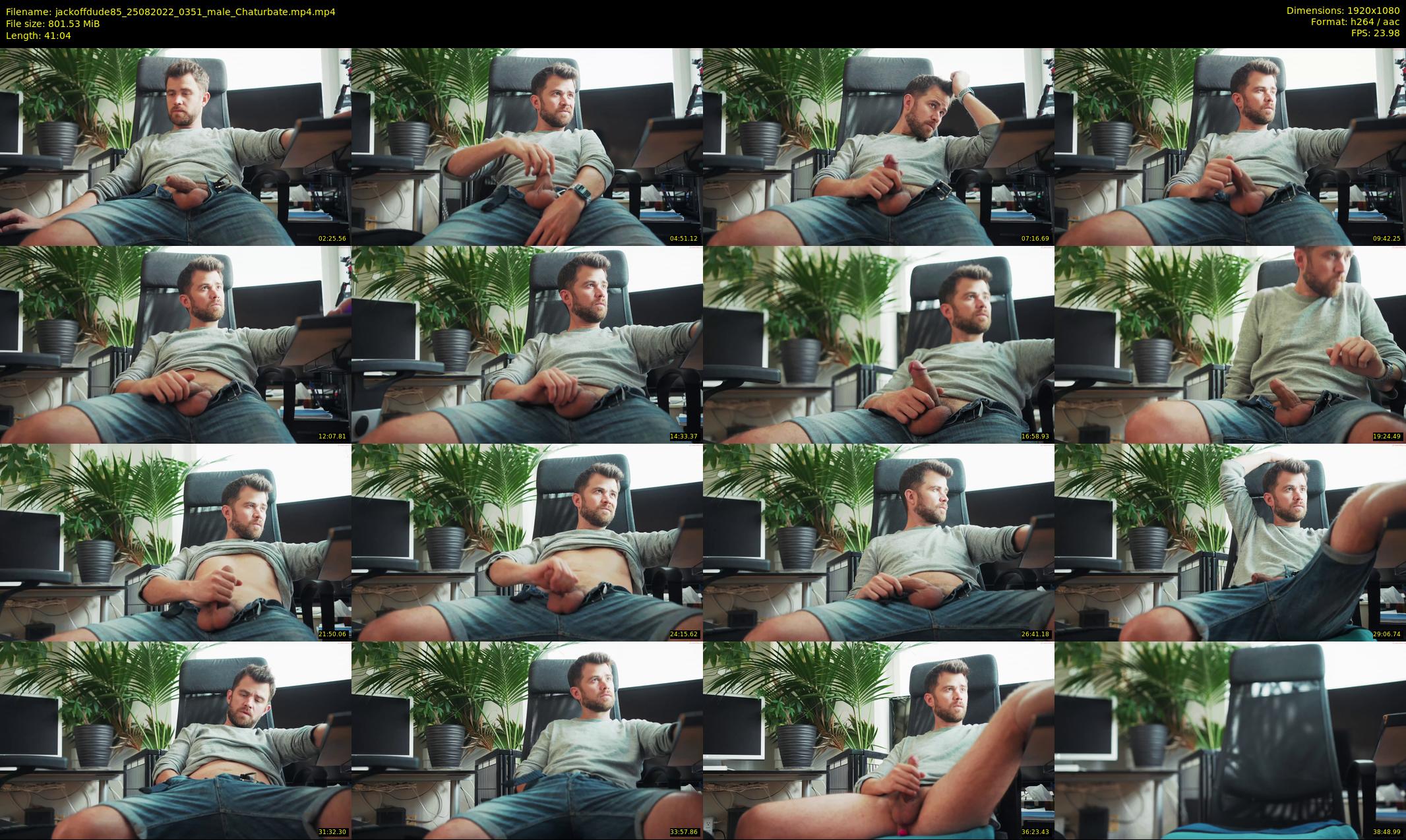 jackoffdude85 — 42 minute Chaturbate male cam show recording, 1080p, Aug 25, 2022