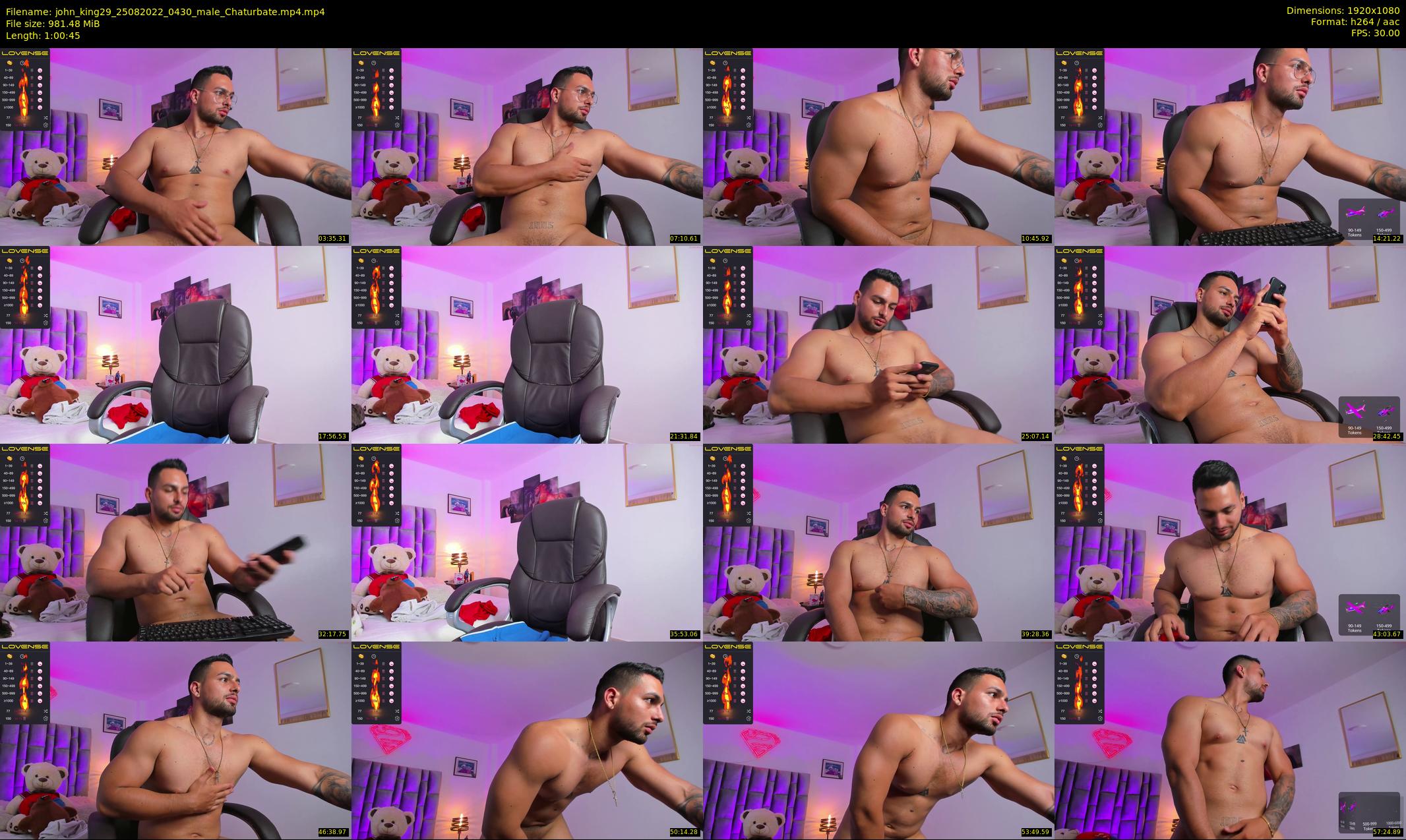 john_king29 — 61 minute Chaturbate male cam show recording, 1080p, Aug 25, 2022