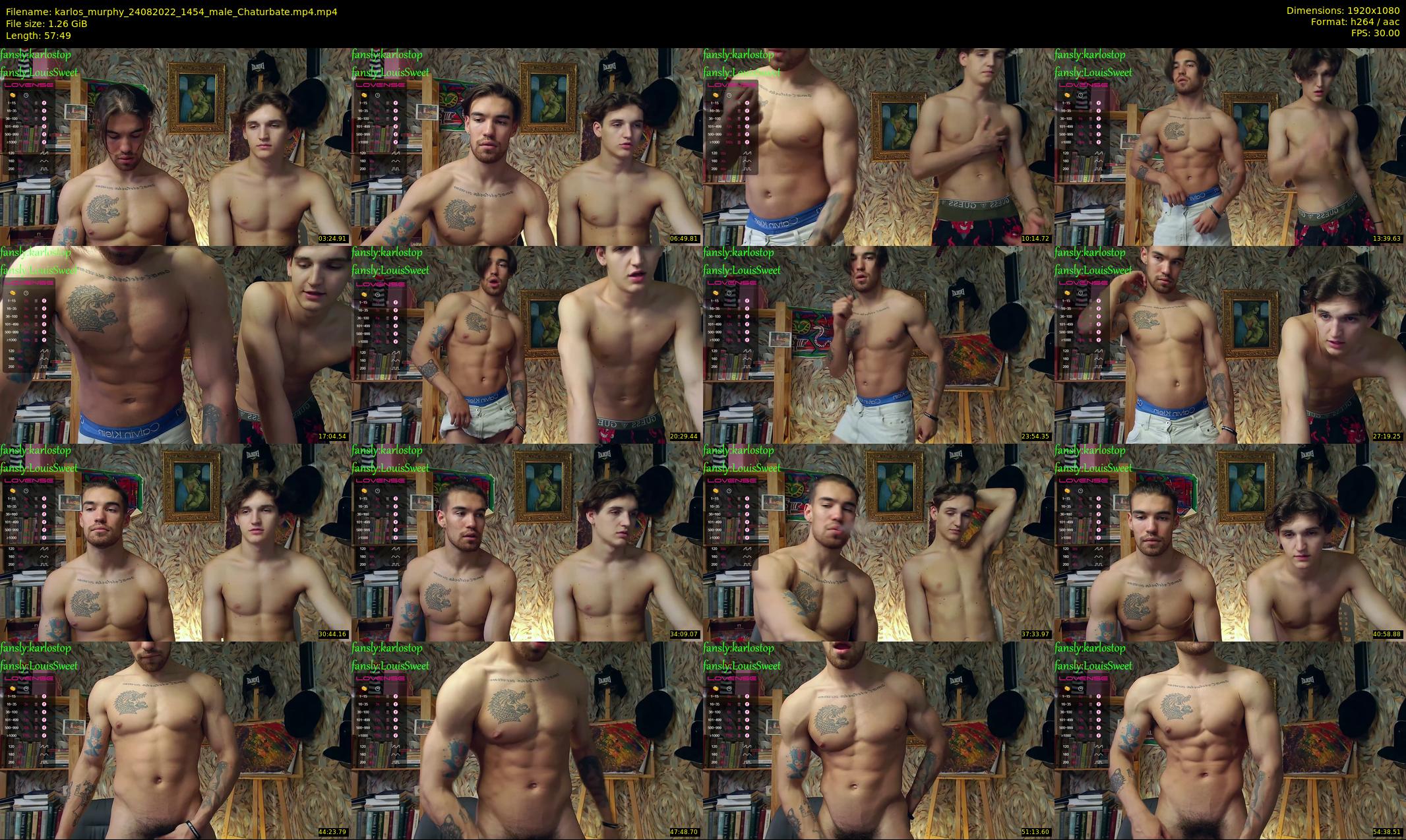 karlos_murphy — 58 minute Chaturbate male cam show recording, 1080p, Aug 24, 2022