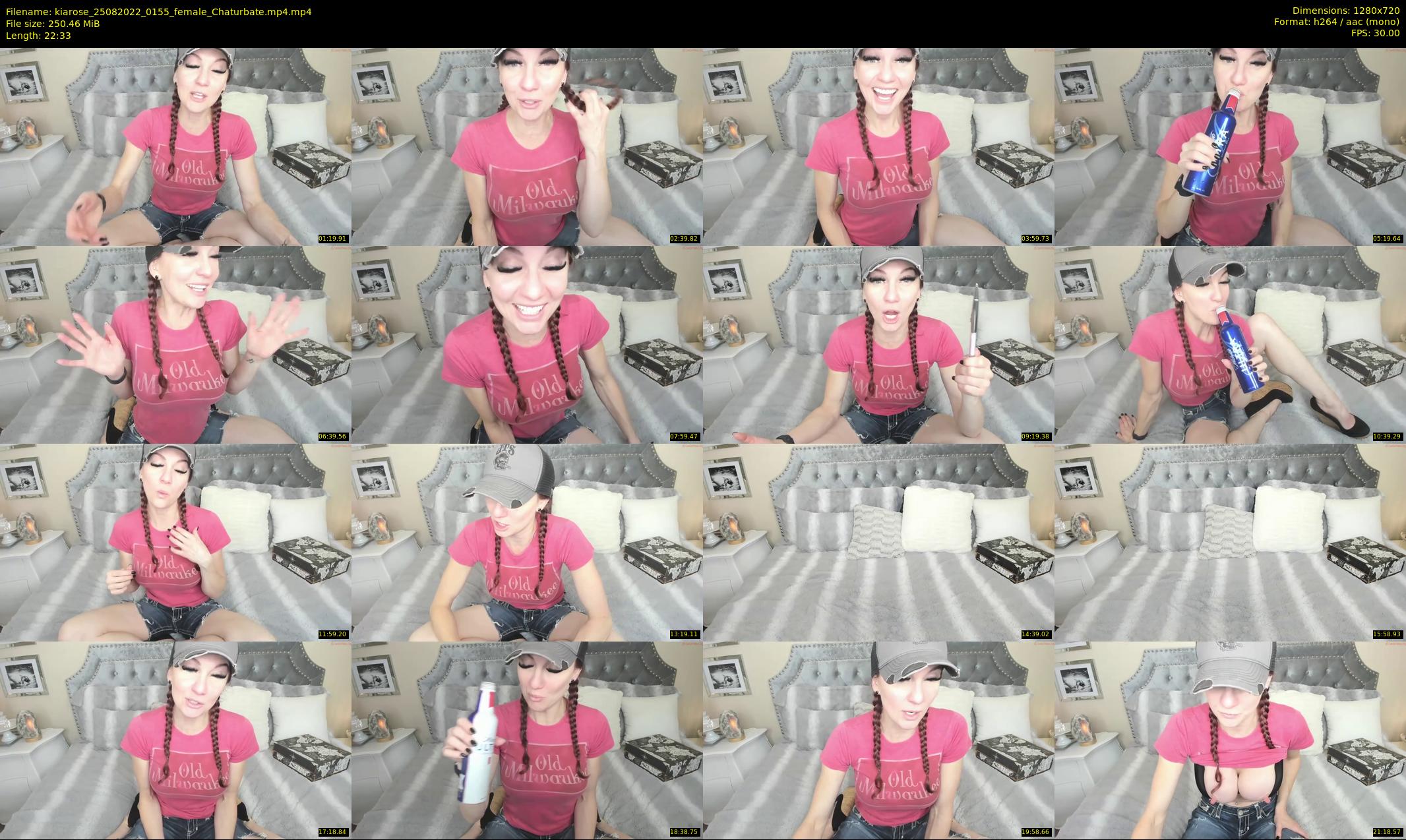kiarose — 23 minute Chaturbate female cam show recording, 720p, Aug 25, 2022