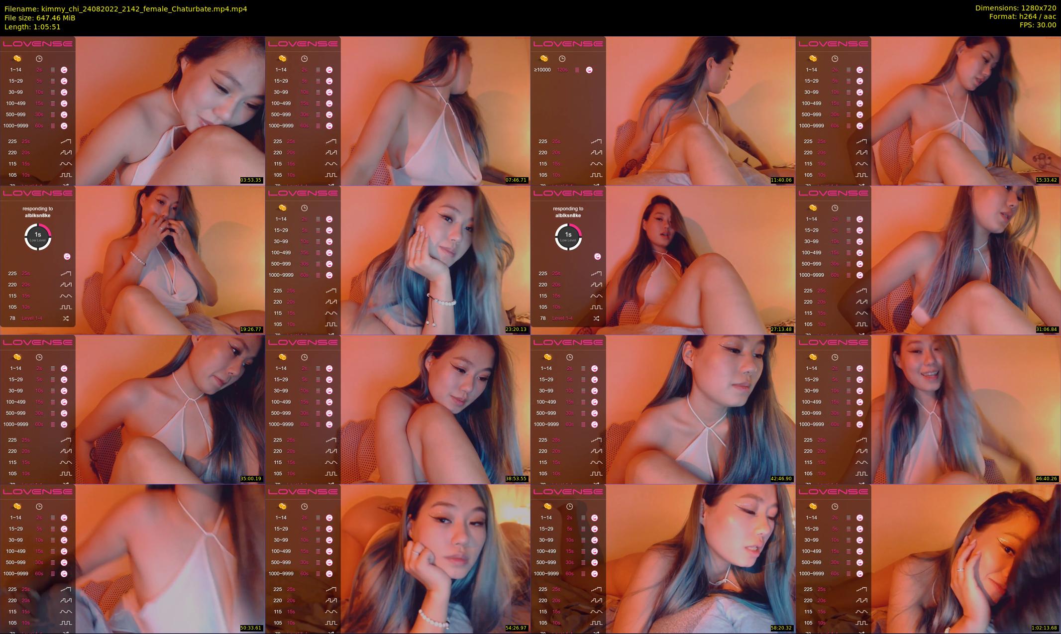 kimmy_chi — 66 minute Chaturbate female cam show recording, 720p, Aug 24, 2022