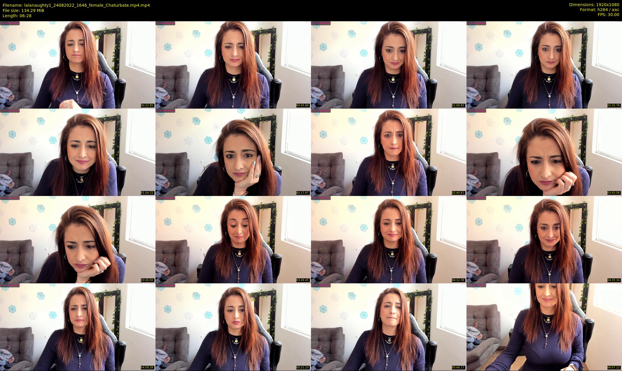 lalanaughty1 — 7 minute Chaturbate female cam show recording, 1080p, Aug 24, 2022