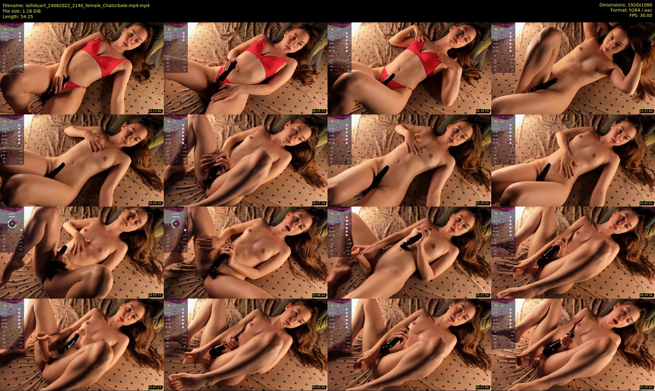 lallistuart — 55 minute Chaturbate female cam show recording, 1080p, Aug 24, 2022
