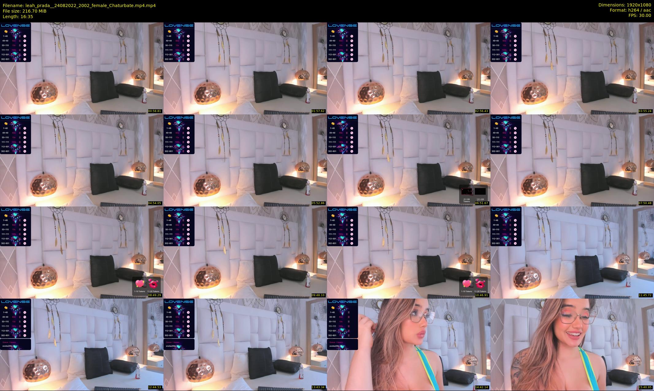 leah_prada_ — 17 minute Chaturbate female cam show recording, 1080p, Aug 24, 2022
