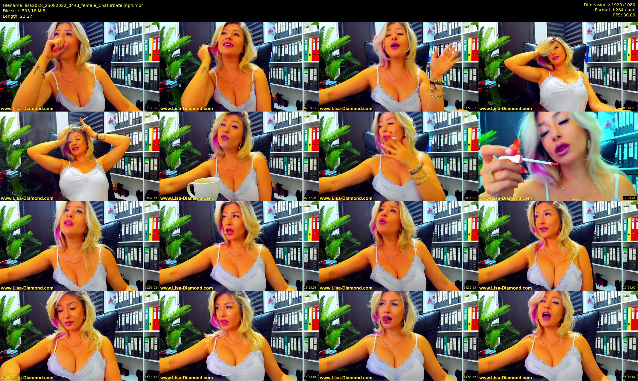 lisa2018 — 23 minute Chaturbate female cam show recording, 1080p, Aug 25, 2022