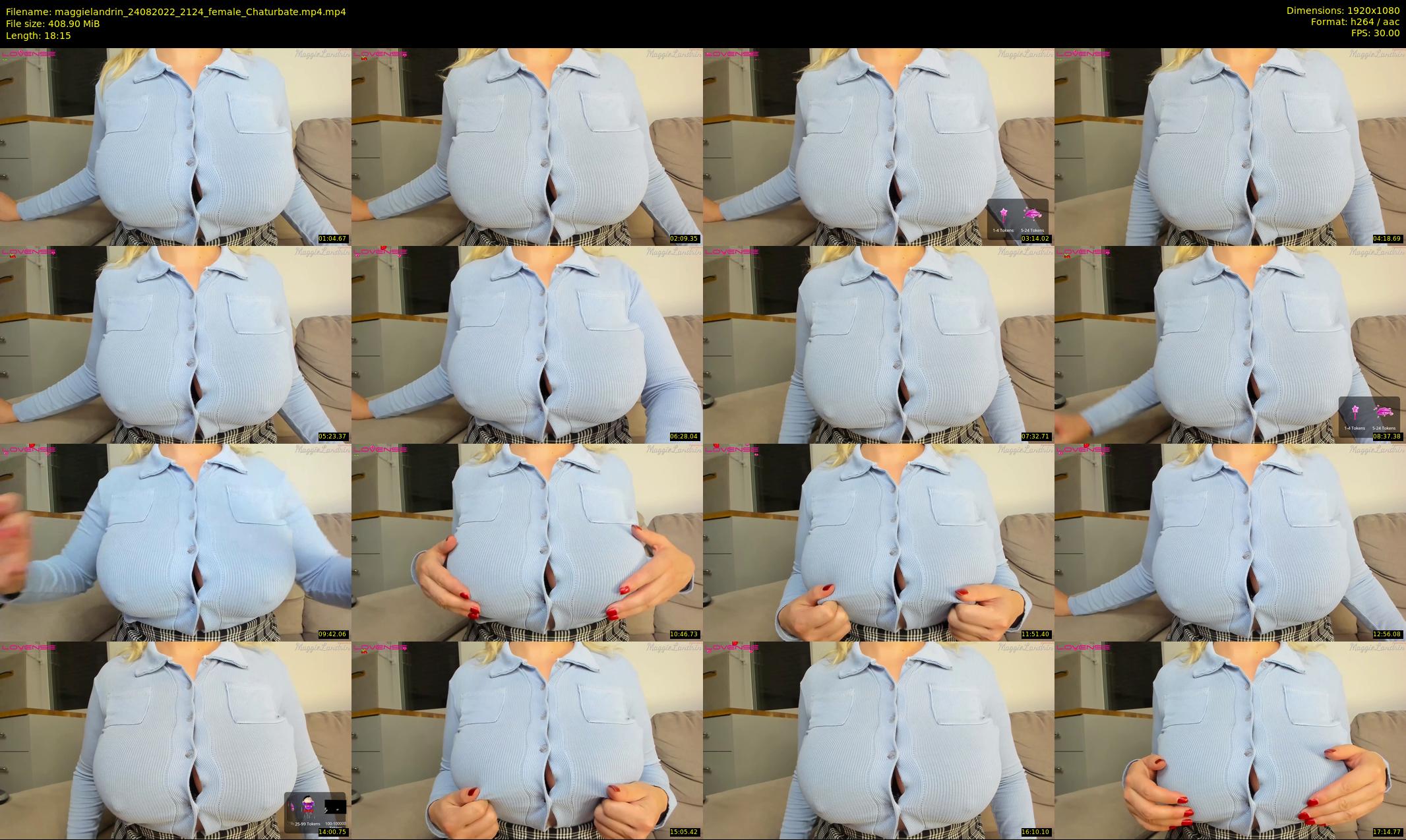 maggielandrin — 19 minute Chaturbate female cam show recording, 1080p, Aug 24, 2022