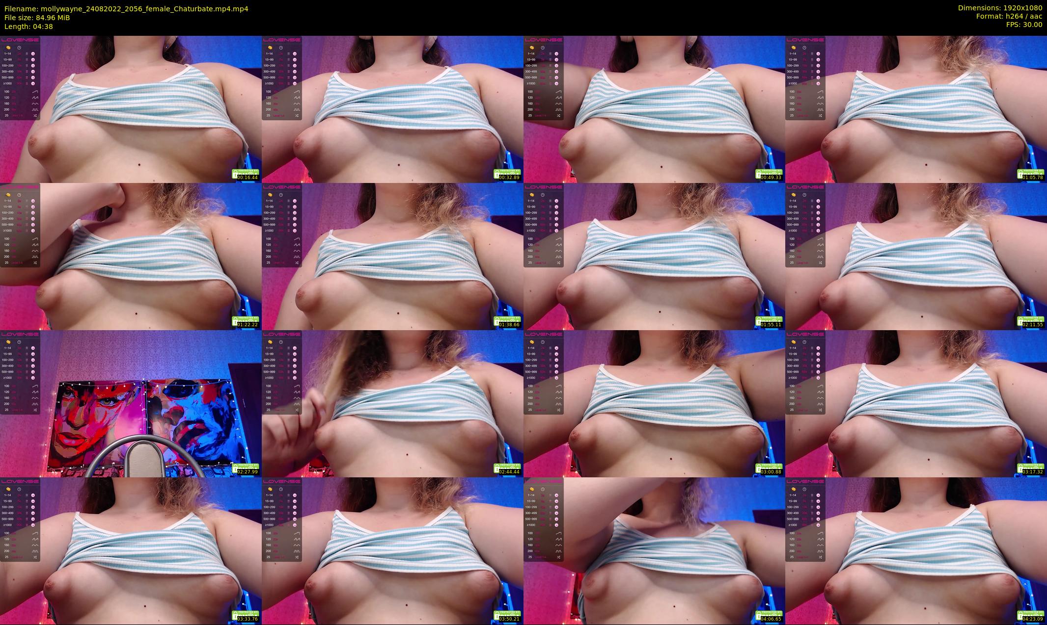 mollywayne — 5 minute Chaturbate female cam show recording, 1080p, Aug 24, 2022