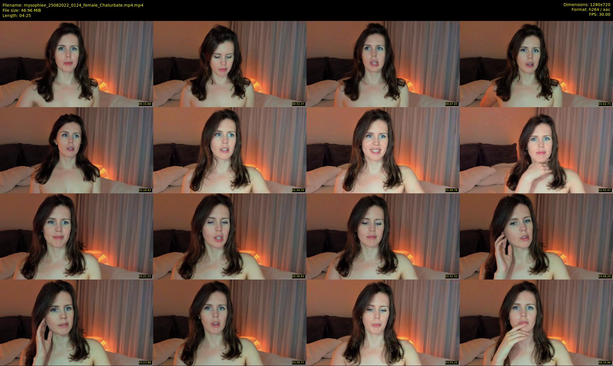 mysophiee — 5 minute Chaturbate female cam show recording, 720p, Aug 25, 2022