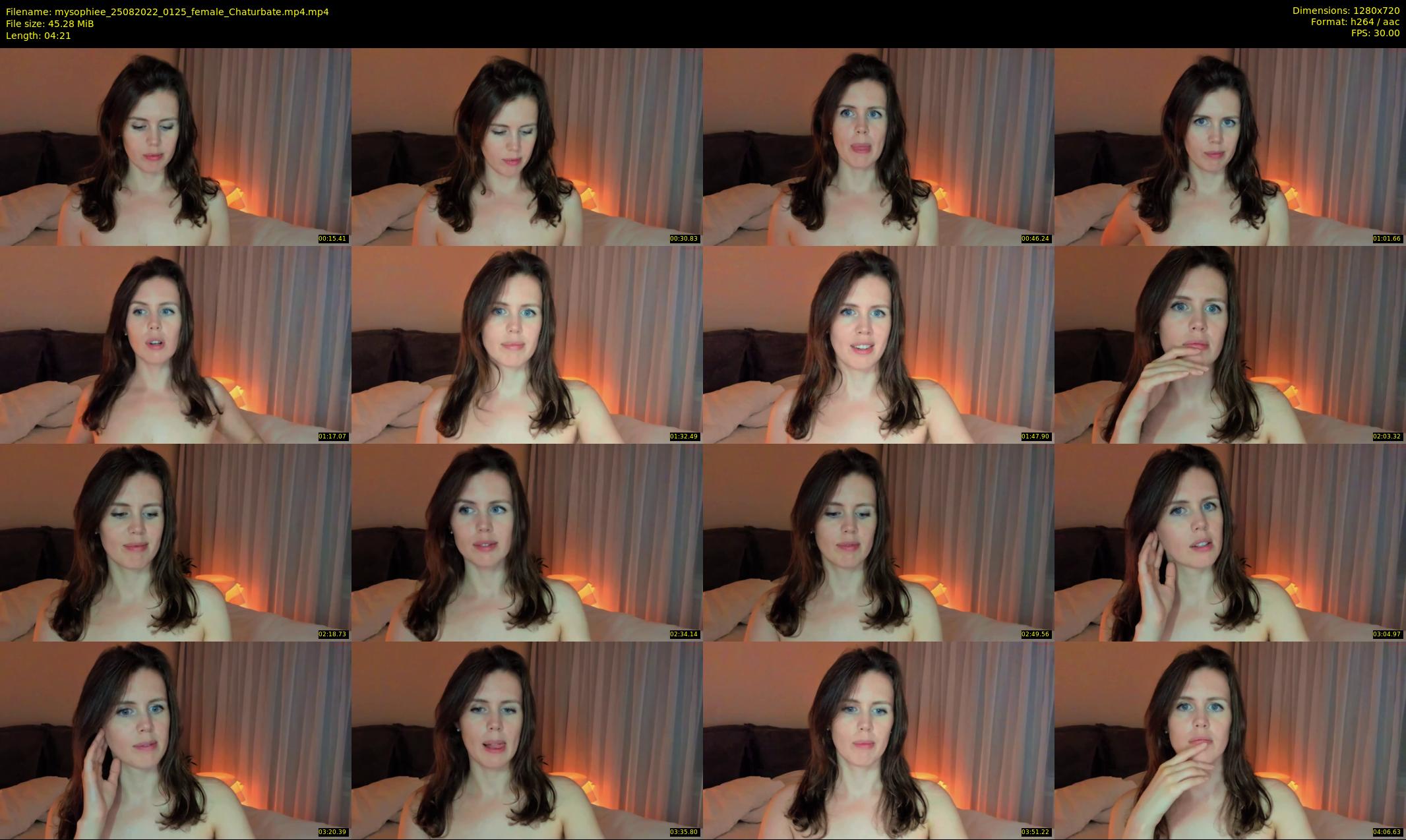 mysophiee — 5 minute Chaturbate female cam show recording, 720p, Aug 25, 2022