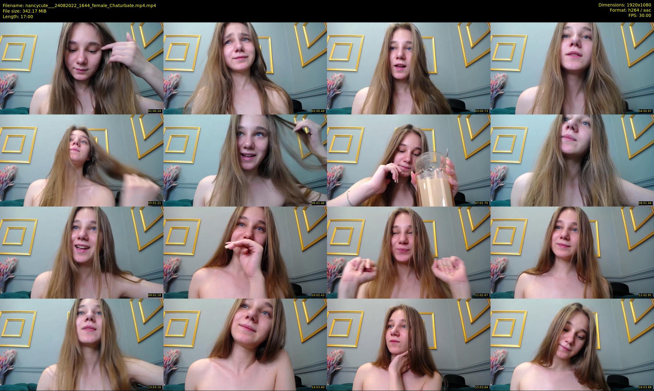 nancycute__ — 17 minute Chaturbate female cam show recording, 1080p, Aug 24, 2022