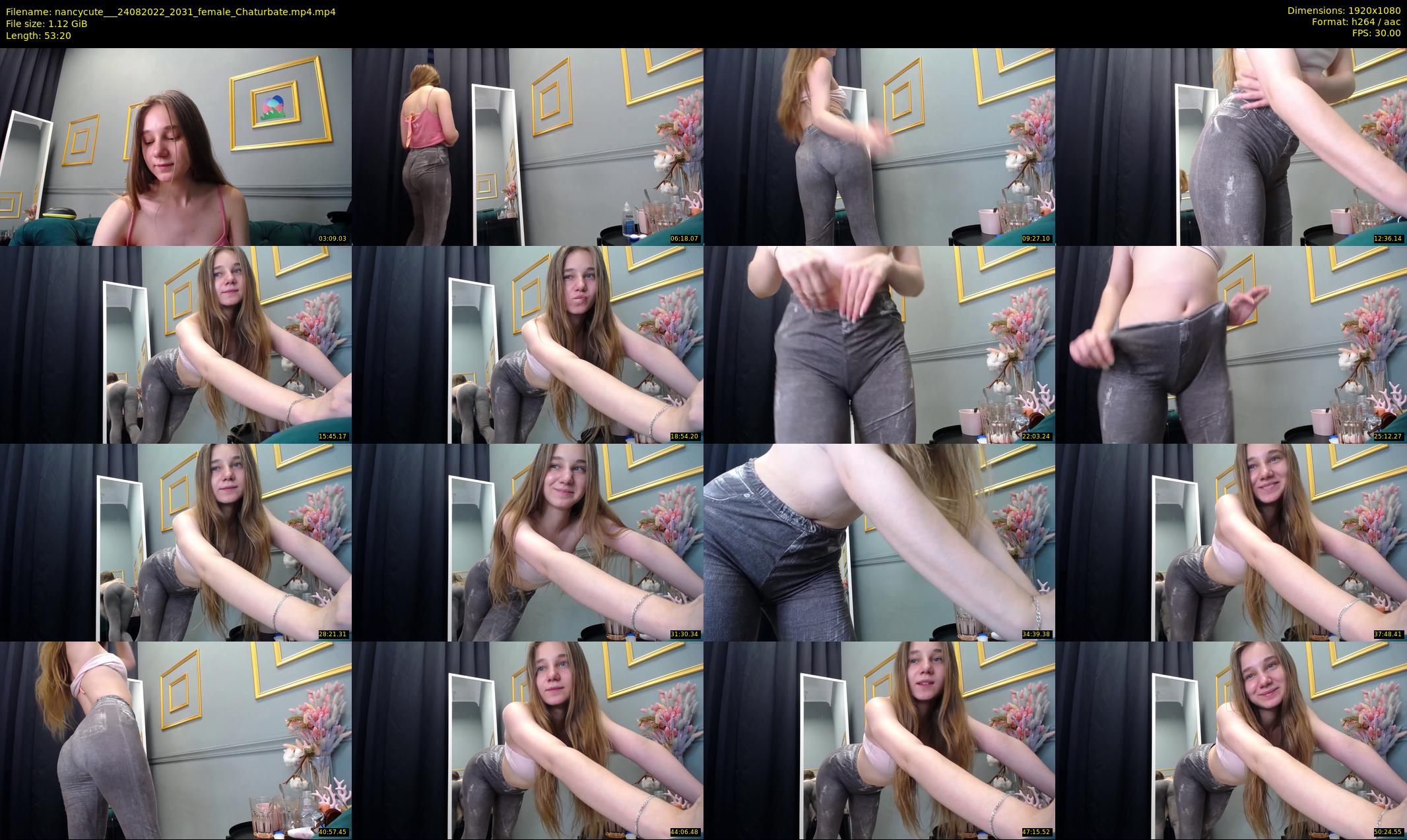 nancycute__ — 54 minute Chaturbate female cam show recording, 1080p, Aug 24, 2022