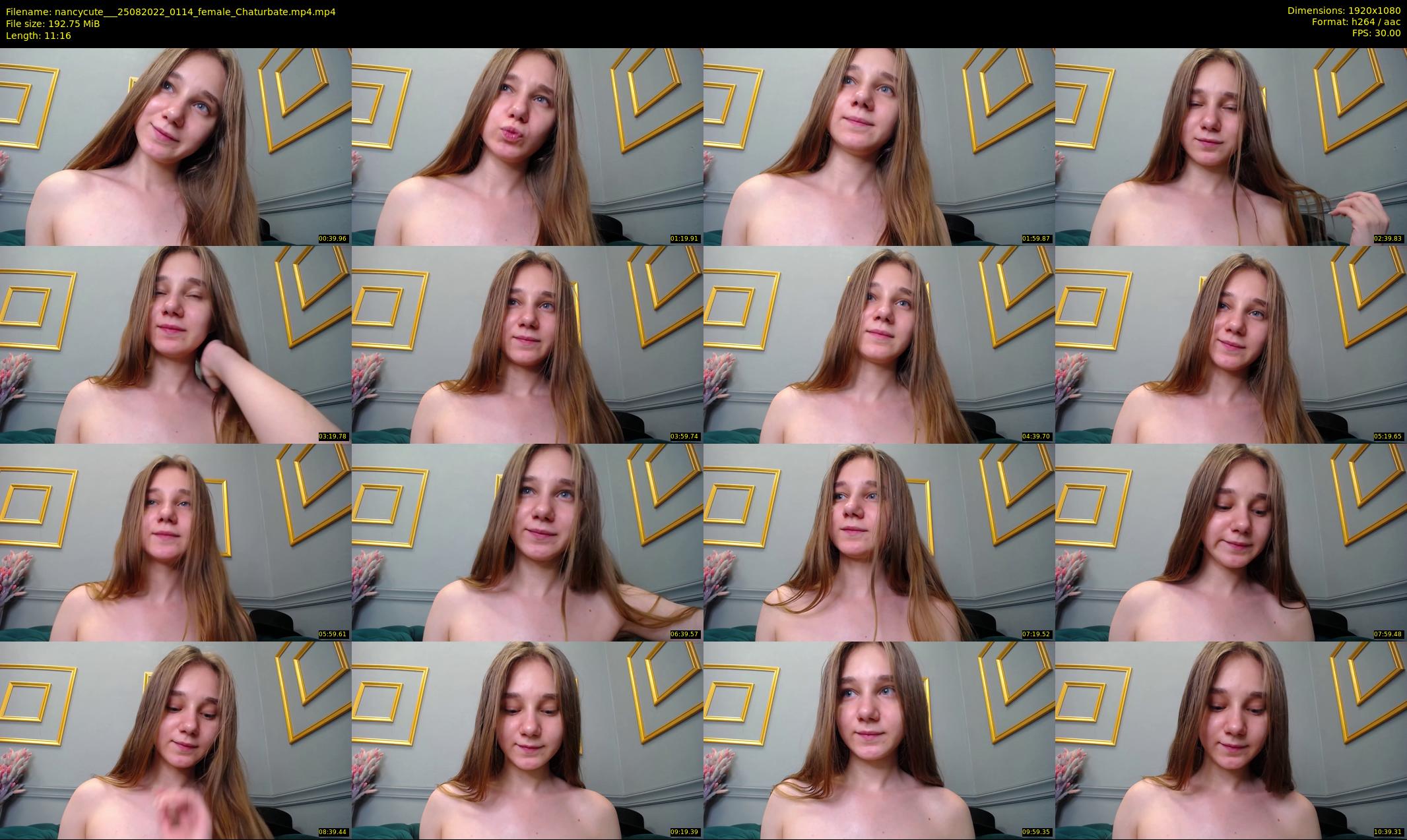 nancycute__ — 12 minute Chaturbate female cam show recording, 1080p, Aug 25, 2022