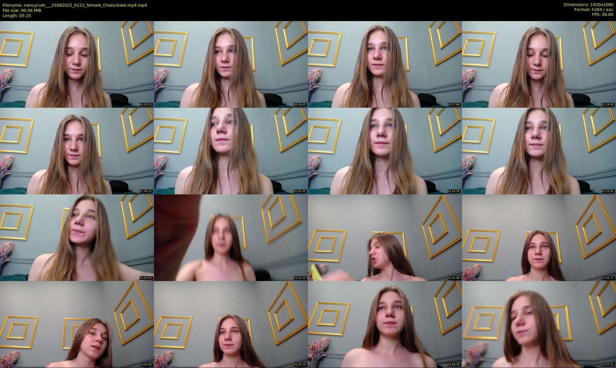 nancycute__ — 6 minute Chaturbate female cam show recording, 1080p, Aug 25, 2022