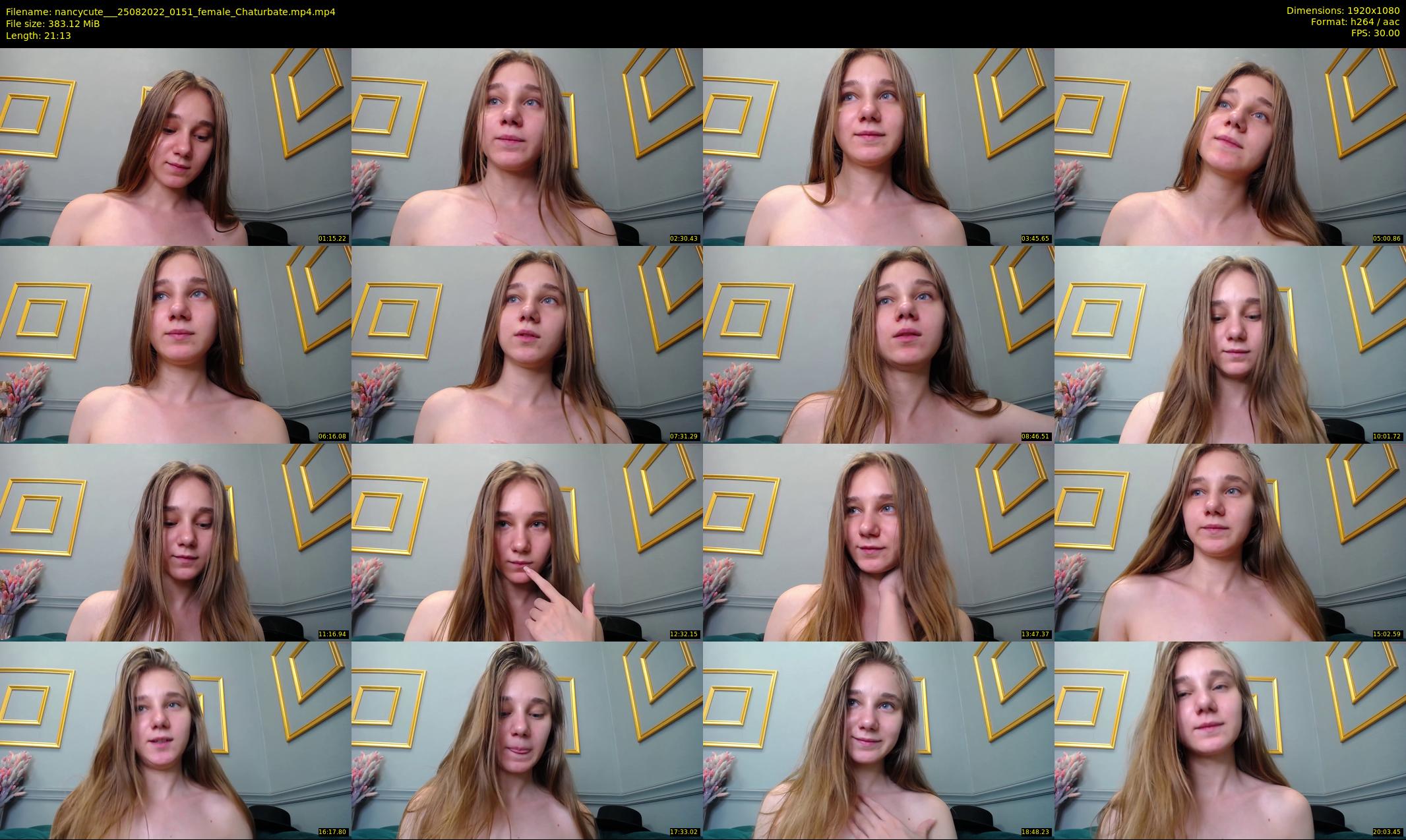 nancycute__ — 22 minute Chaturbate female cam show recording, 1080p, Aug 25, 2022