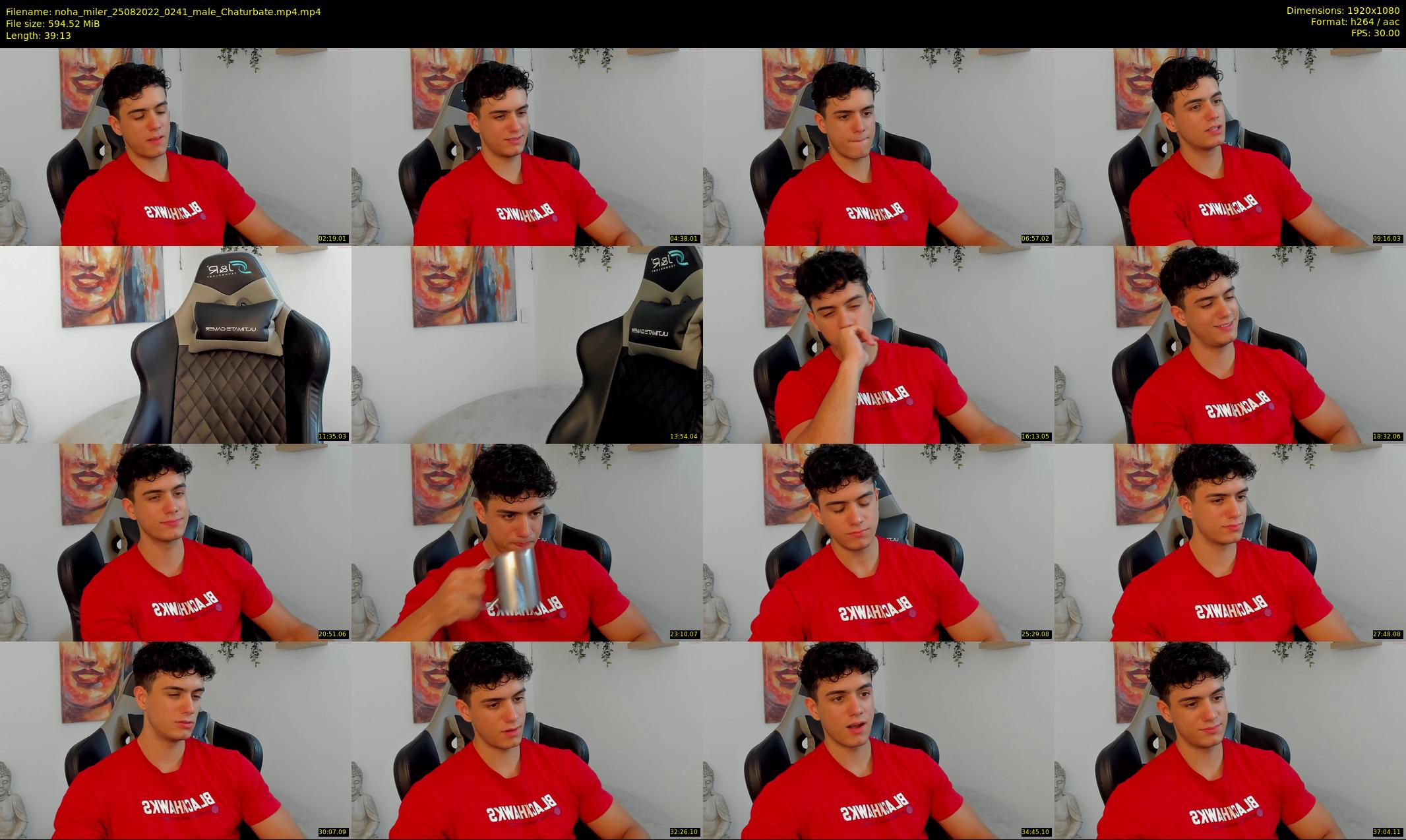 noha_miler — 40 minute Chaturbate male cam show recording, 1080p, Aug 25, 2022