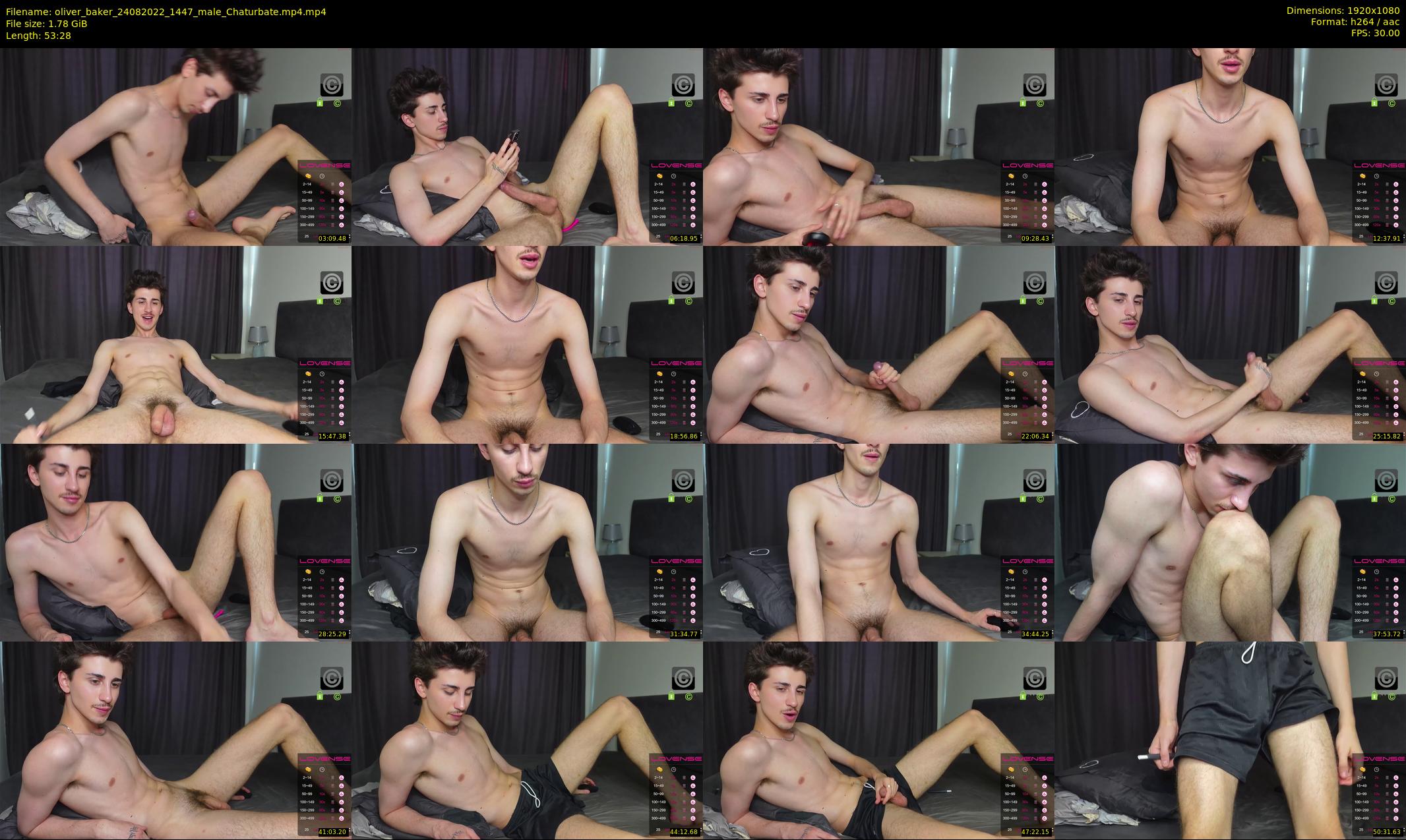 oliver_baker — 54 minute Chaturbate male cam show recording, 1080p, Aug 24, 2022