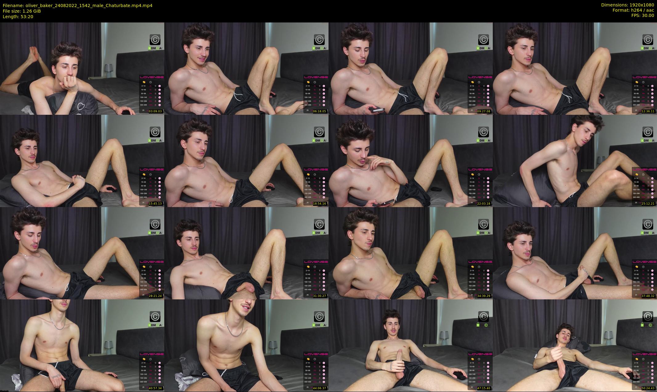 oliver_baker — 54 minute Chaturbate male cam show recording, 1080p, Aug 24, 2022