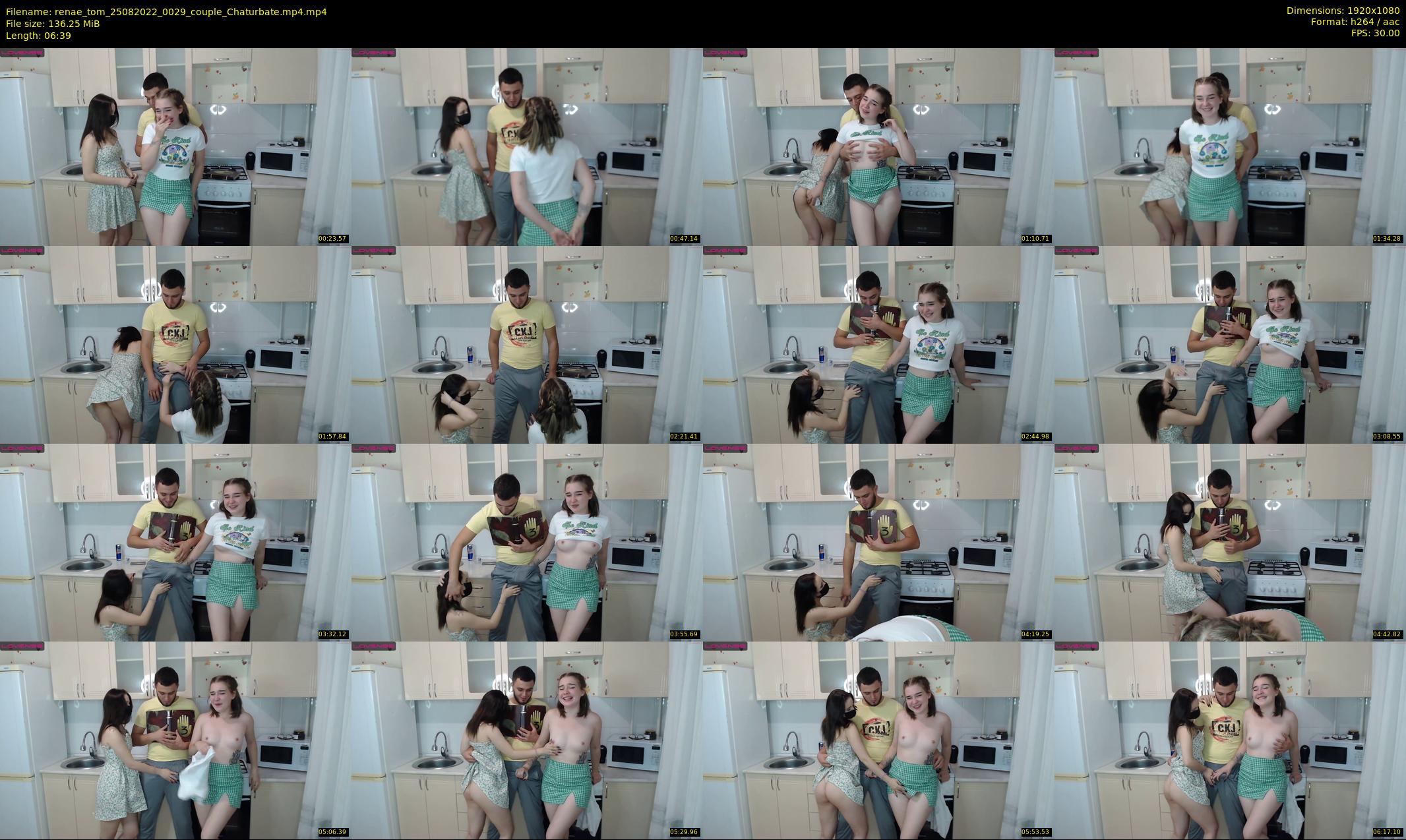 renae_tom — 7 minute Chaturbate couple cam show recording, 1080p, Aug 25, 2022
