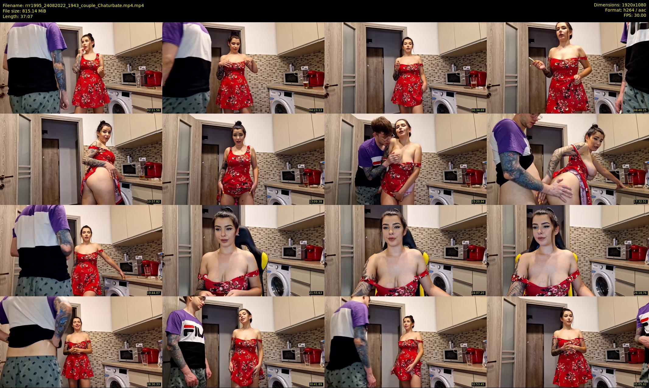 rrr1995 — 38 minute Chaturbate couple cam show recording, 1080p, Aug 24, 2022