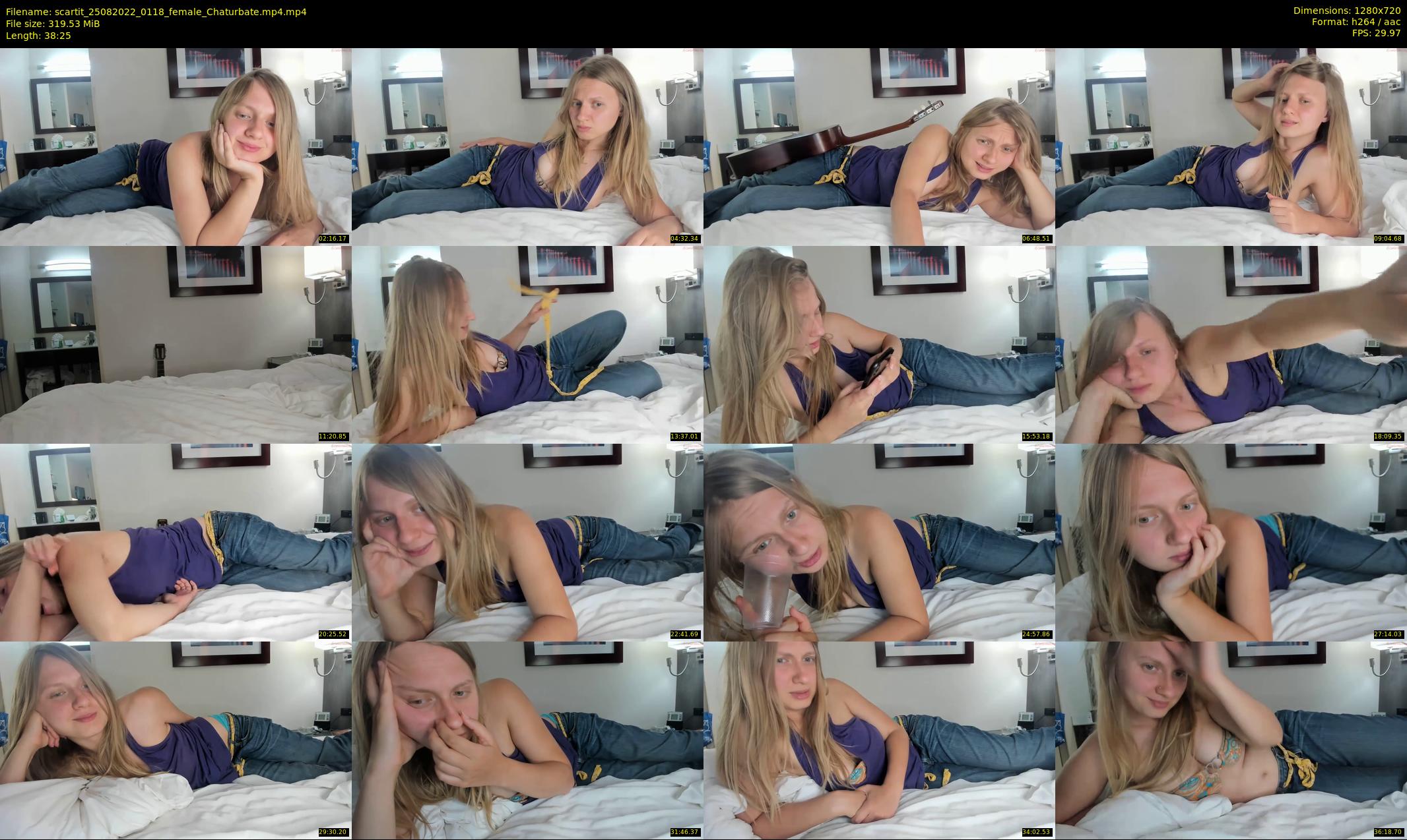 scartit — 39 minute Chaturbate female cam show recording, 720p, Aug 25, 2022