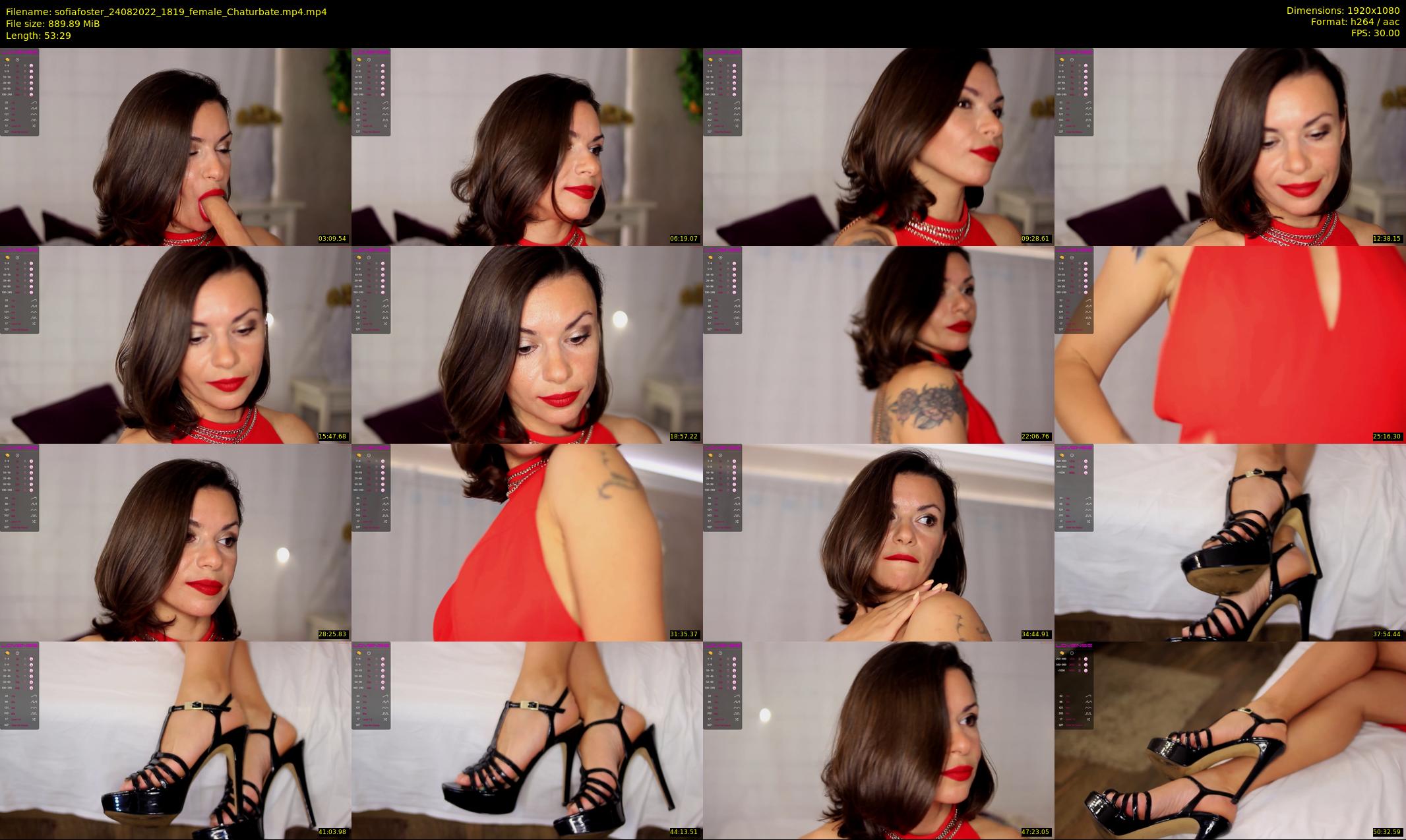 sofiafoster — 54 minute Chaturbate female cam show recording, 1080p, Aug 24, 2022