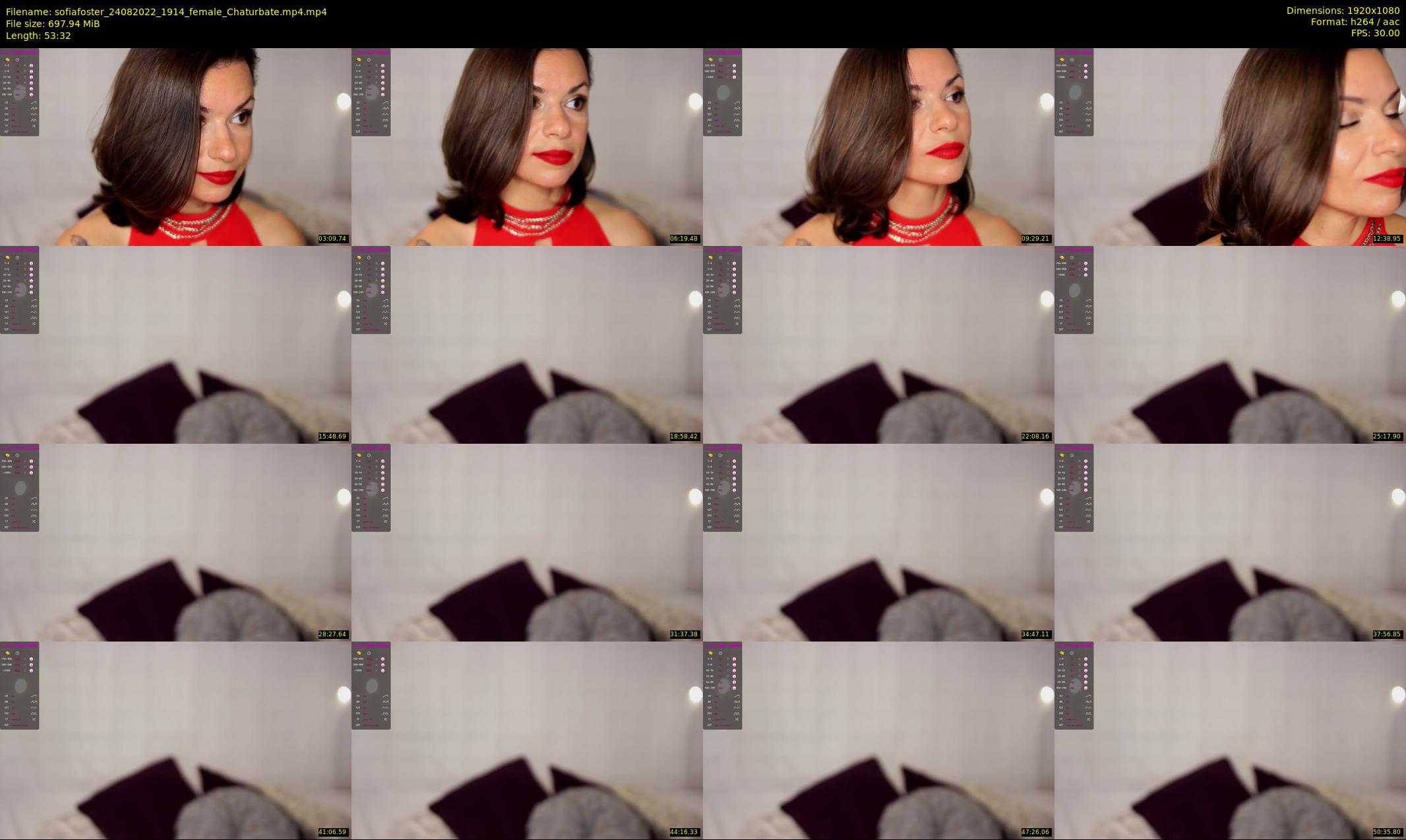 sofiafoster — 54 minute Chaturbate female cam show recording, 1080p, Aug 24, 2022