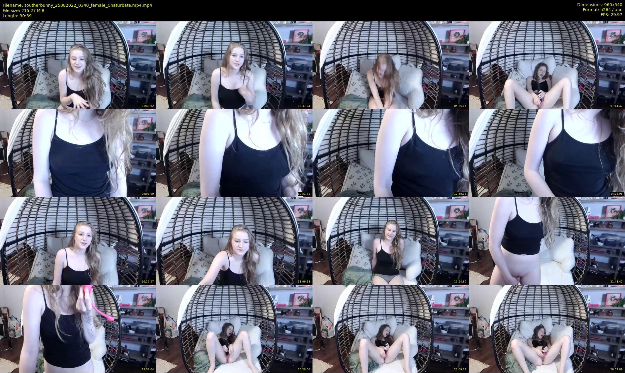 southerbunny — 31 minute Chaturbate female cam show recording, 480p, Aug 25, 2022