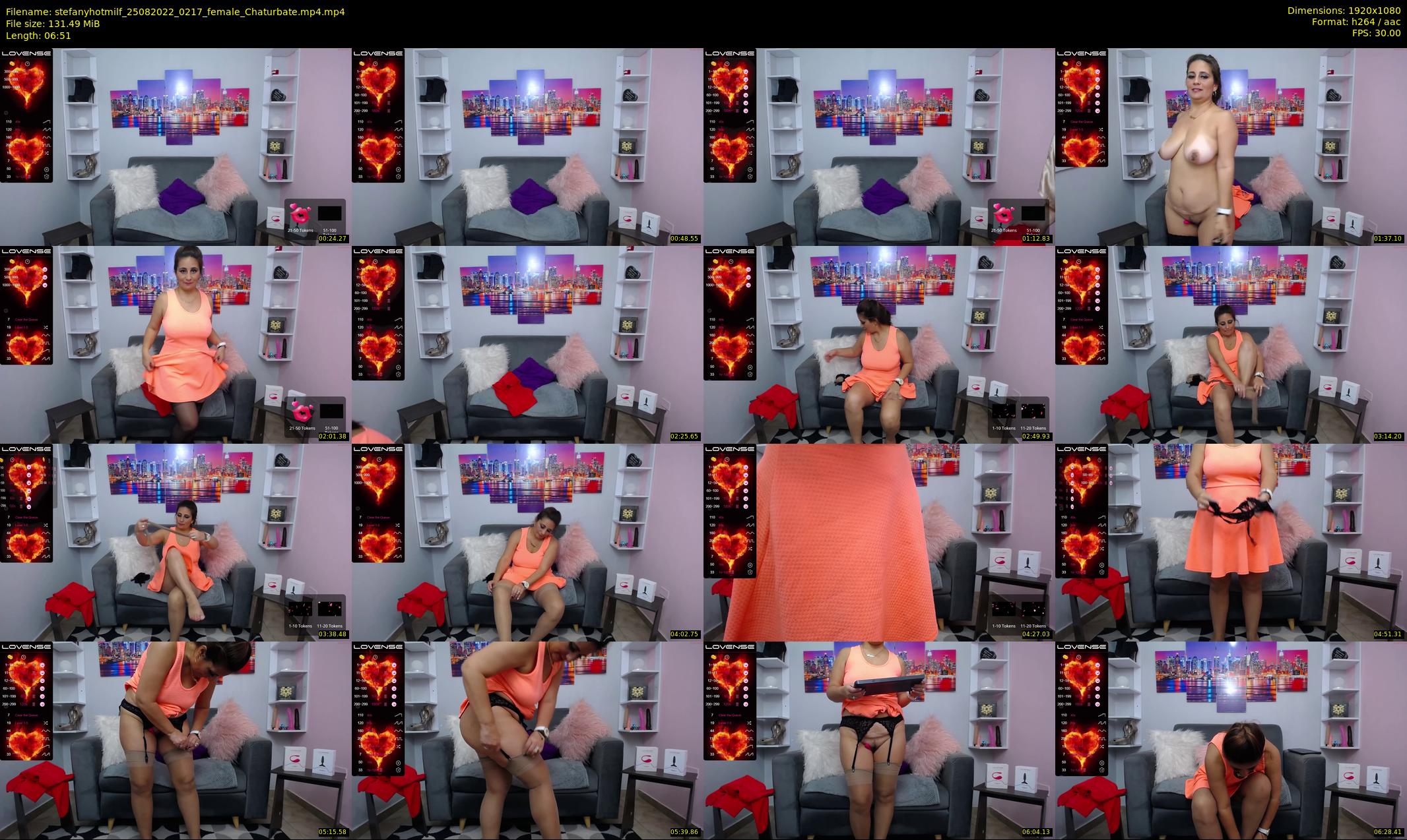 stefanyhotmilf — 7 minute Chaturbate female cam show recording, 1080p, Aug 25, 2022