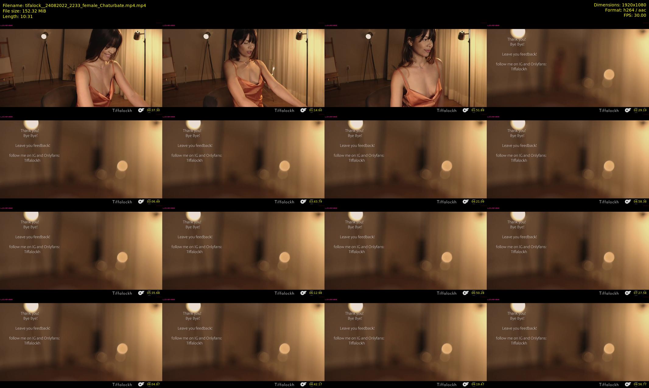 tifalock_ — 11 minute Chaturbate female cam show recording, 1080p, Aug 24, 2022