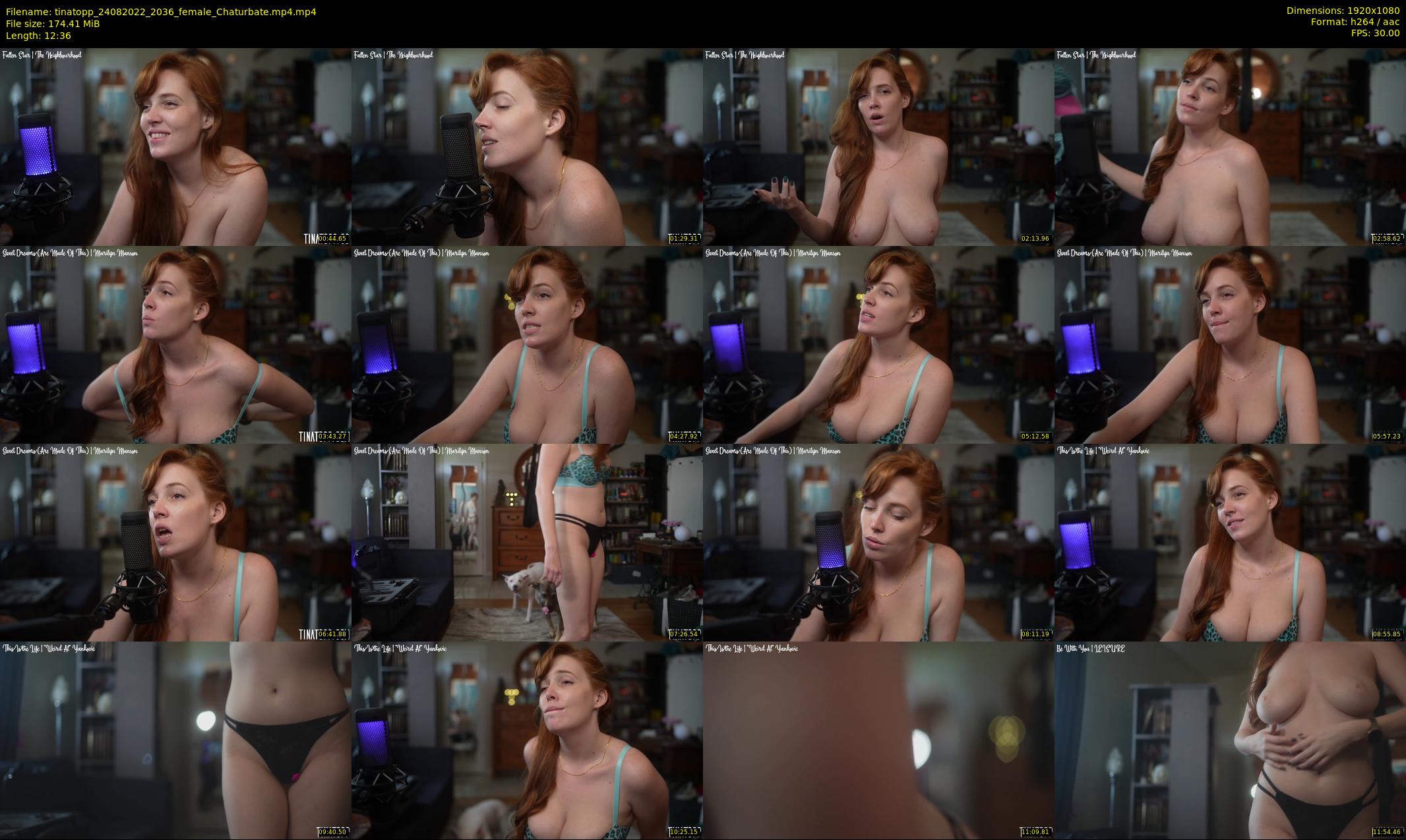 tinatopp — 13 minute Chaturbate female cam show recording, 1080p, Aug 24, 2022