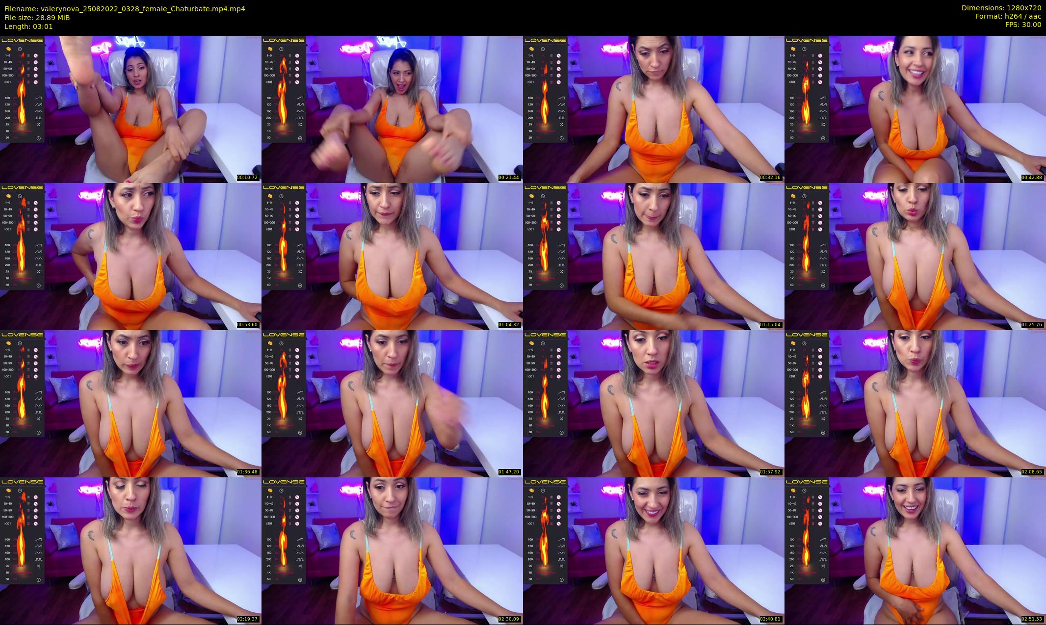 valerynova — 4 minute Chaturbate female cam show recording, 720p, Aug 25, 2022