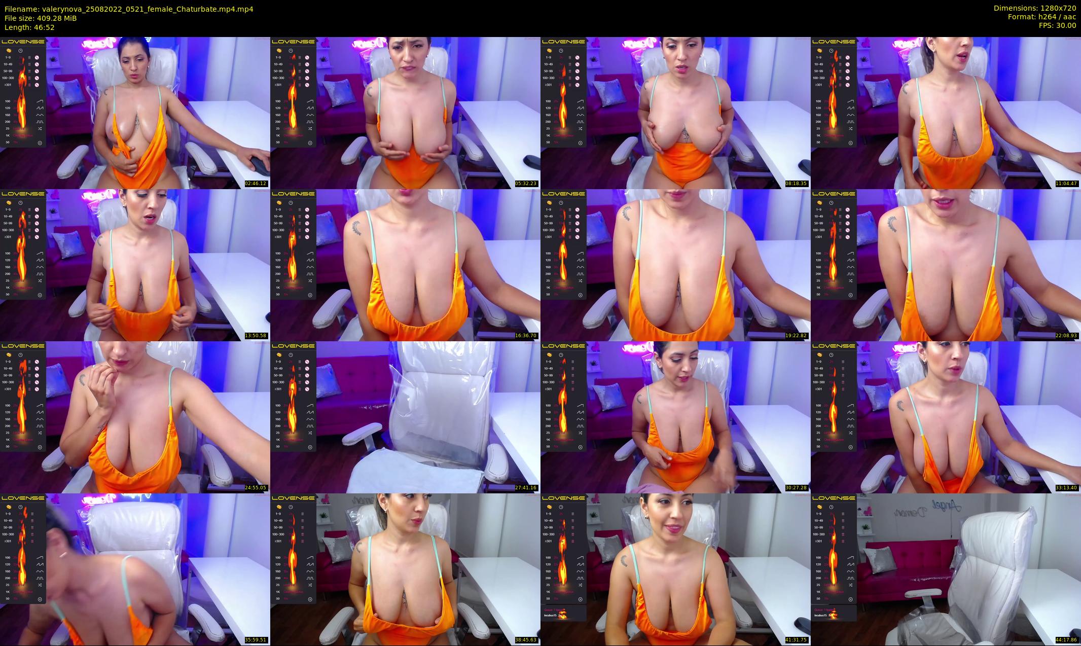 valerynova — 47 minute Chaturbate female cam show recording, 720p, Aug 25, 2022