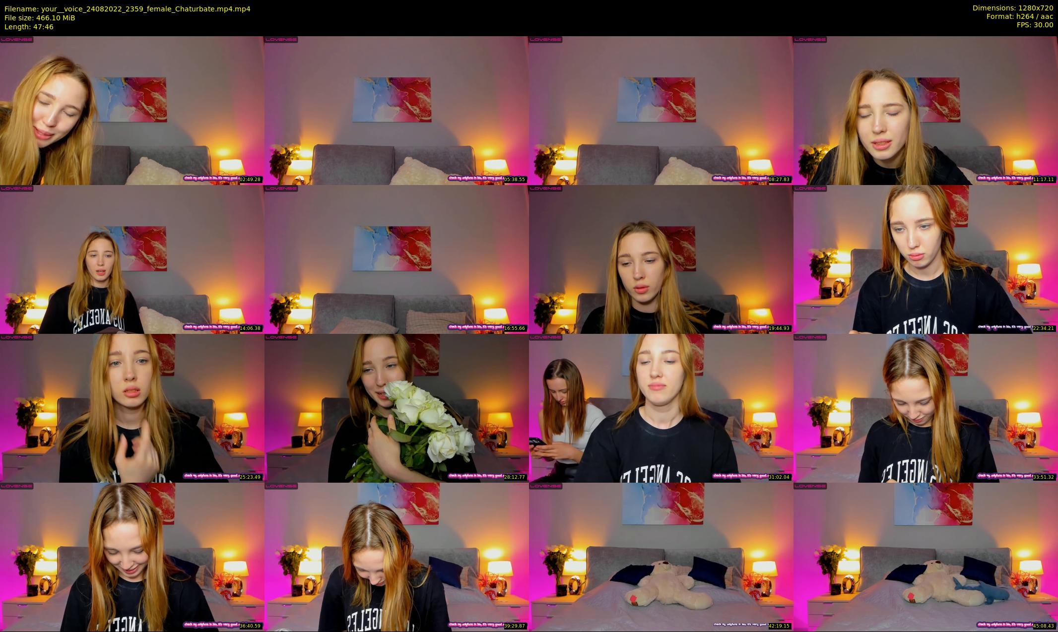 your__voice — 48 minute Chaturbate female cam show recording, 720p, Aug 24, 2022