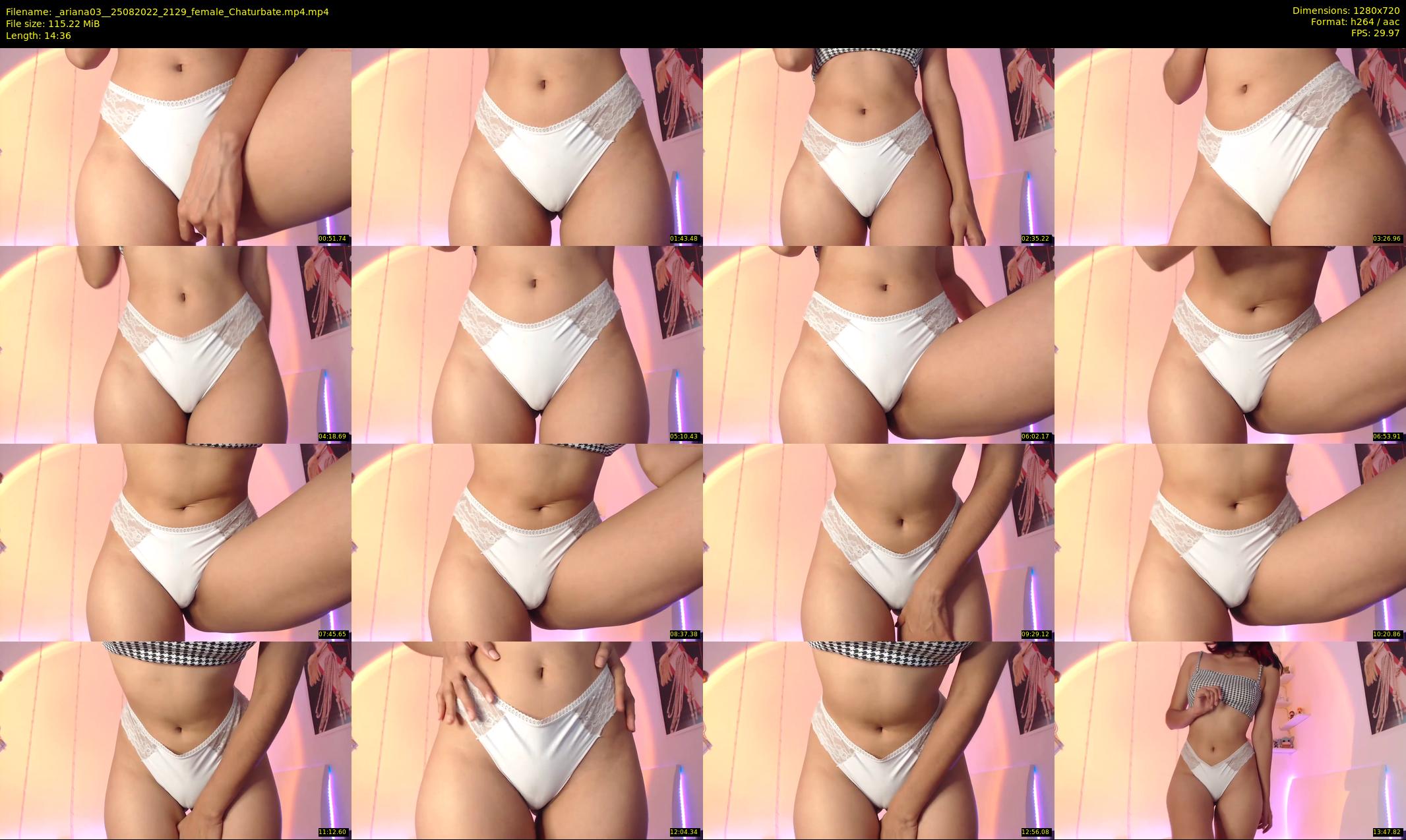 _ariana03_ — 15 minute Chaturbate female cam show recording, 720p, Aug 25, 2022