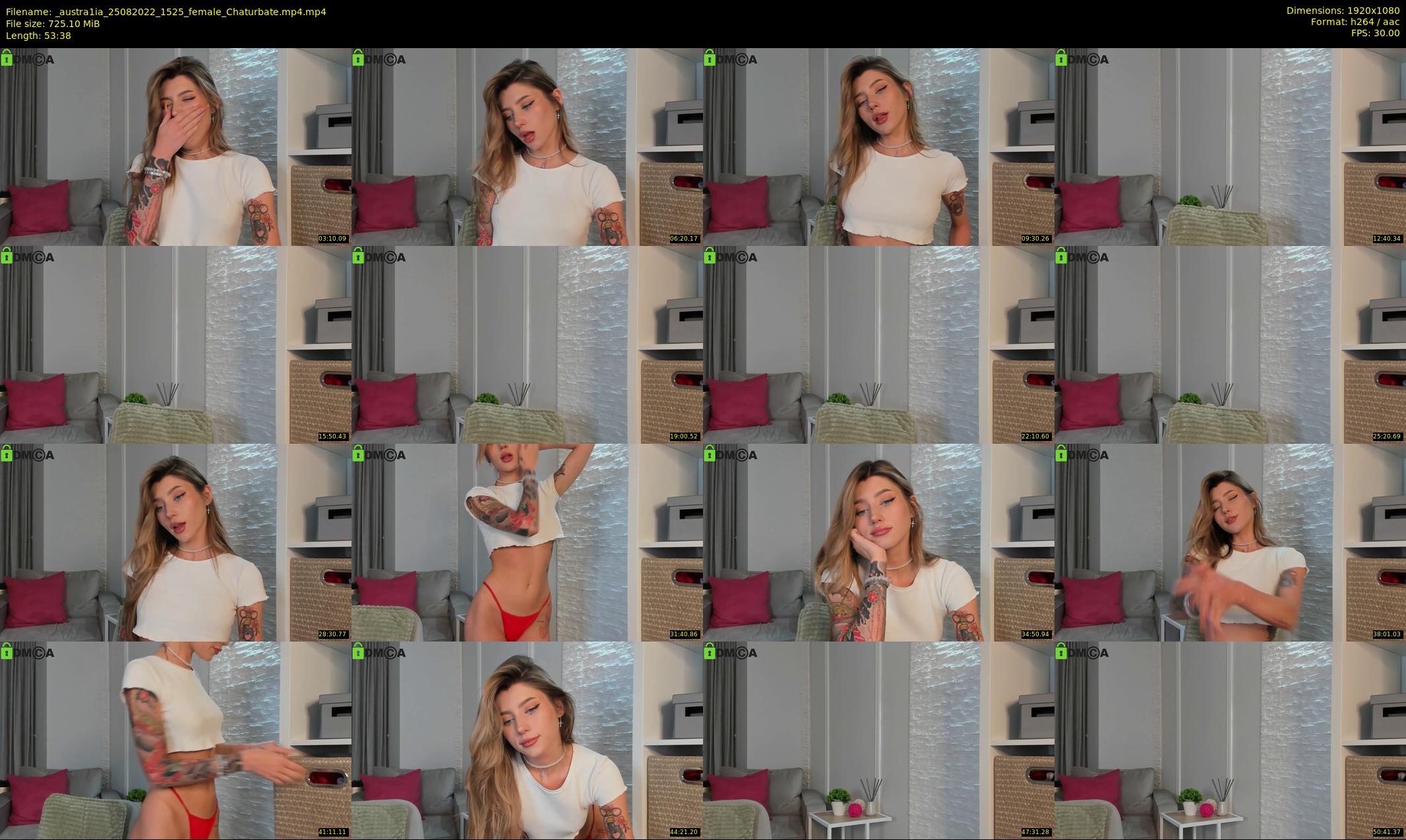 _austra1ia — 54 minute Chaturbate female cam show recording, 1080p, Aug 25, 2022