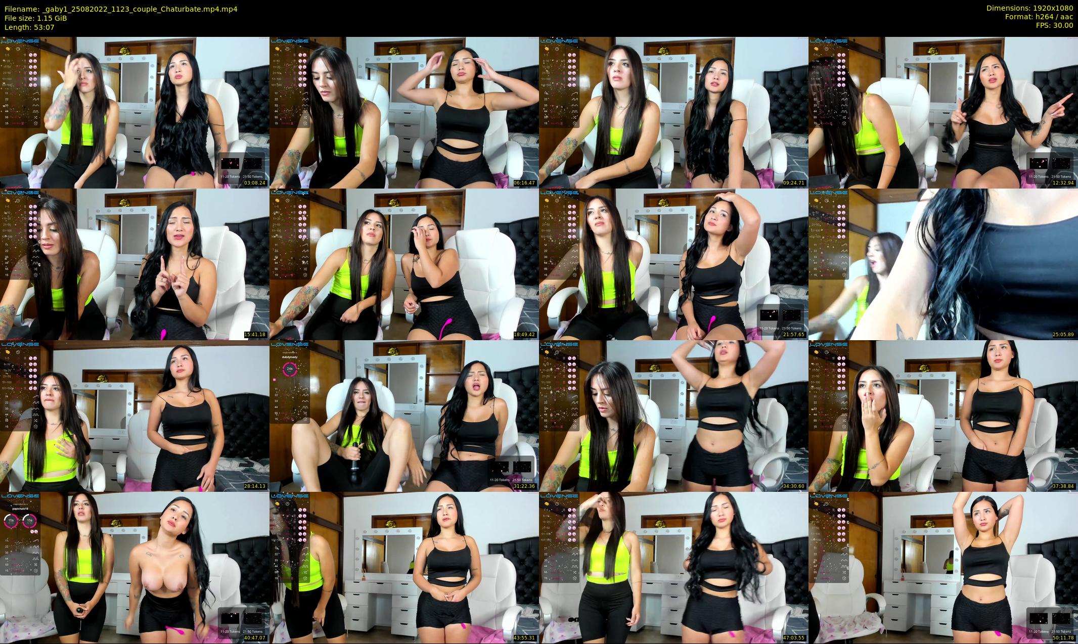 _gaby1 — 54 minute Chaturbate female cam show recording, 1080p, Aug 25, 2022