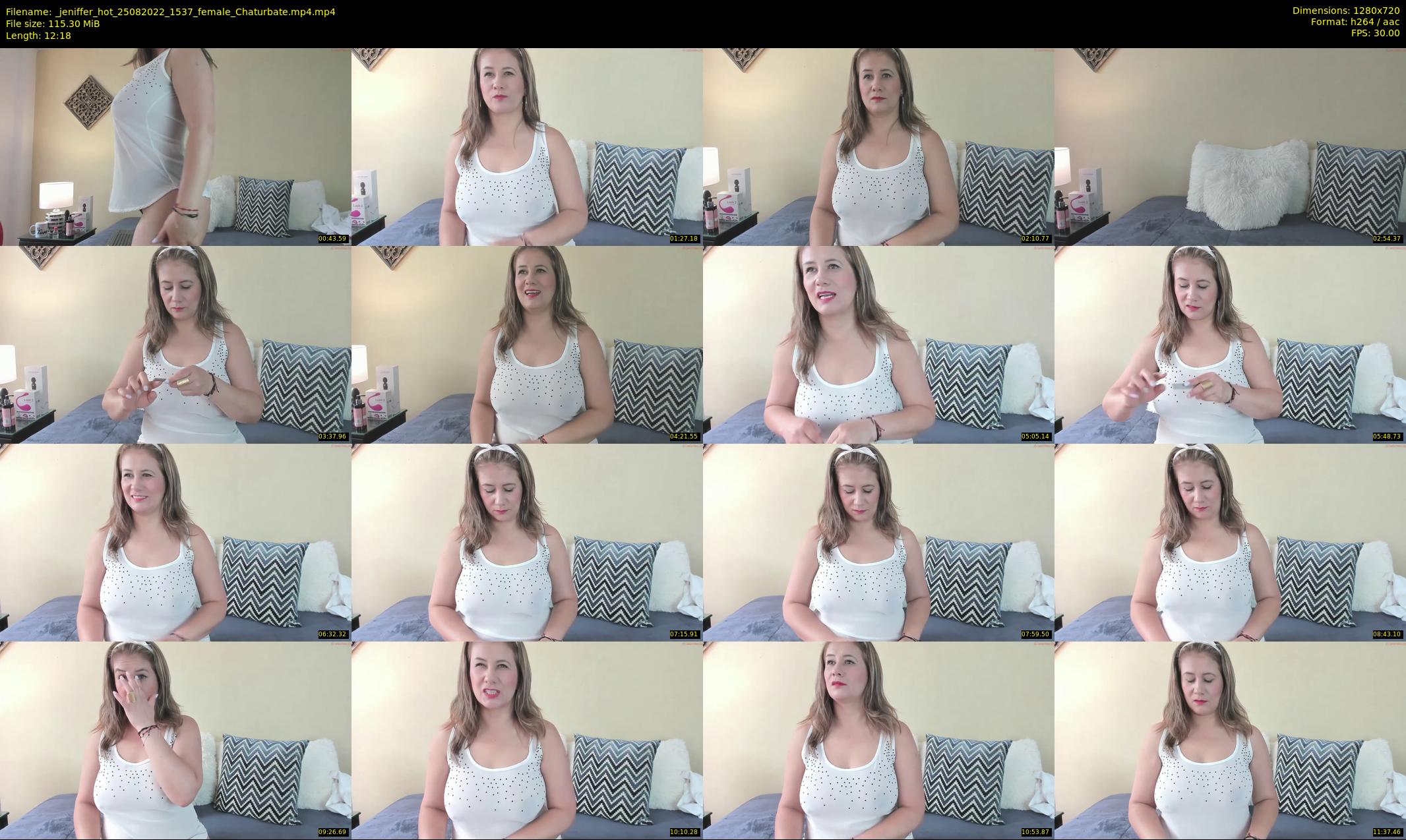 _jeniffer_hot — 13 minute Chaturbate female cam show recording, 720p, Aug 25, 2022