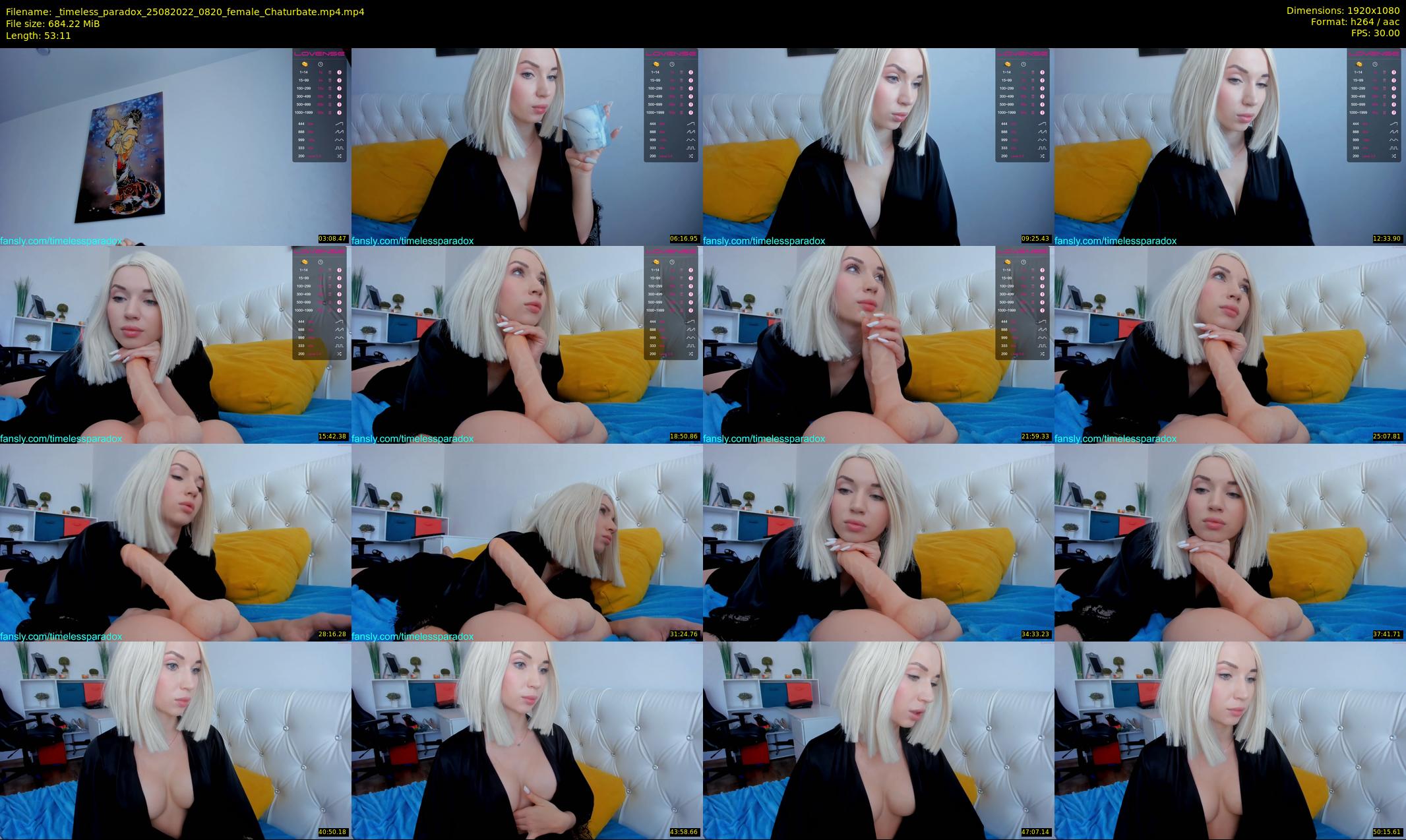 _timeless_paradox — 54 minute Chaturbate female cam show recording, 1080p, Aug 25, 2022