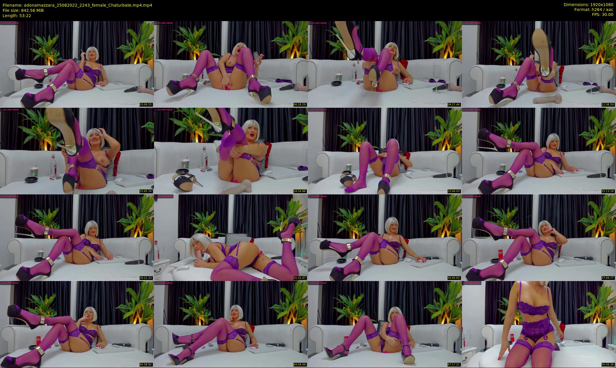 adonamazzara — 54 minute Chaturbate female cam show recording, 1080p, Aug 25, 2022